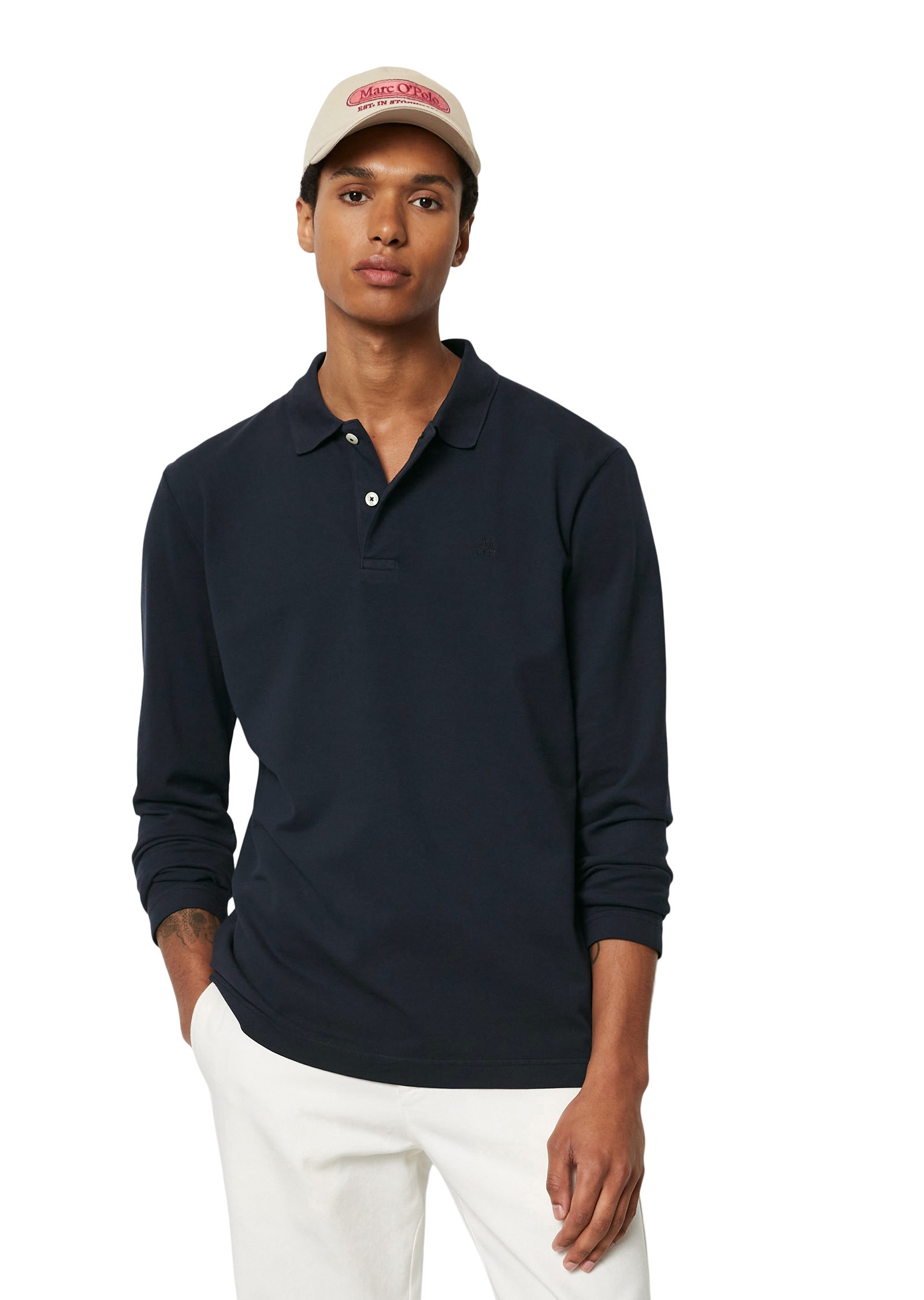 Marc O'Polo Langarm-Poloshirt