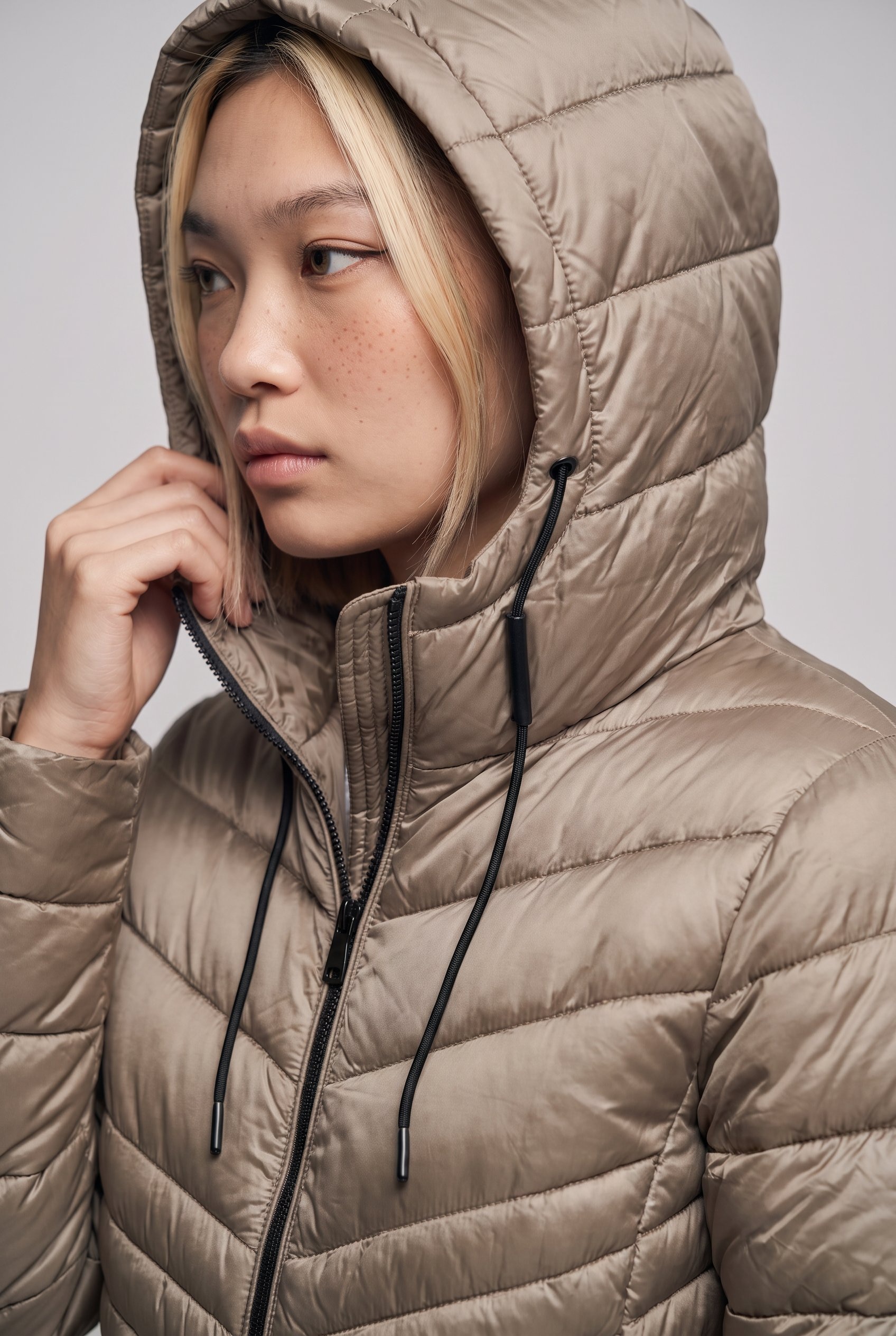 ONLY Veste matelassée »ONLMIMI  COAT CC OTW« avec capuche fibre synthétique