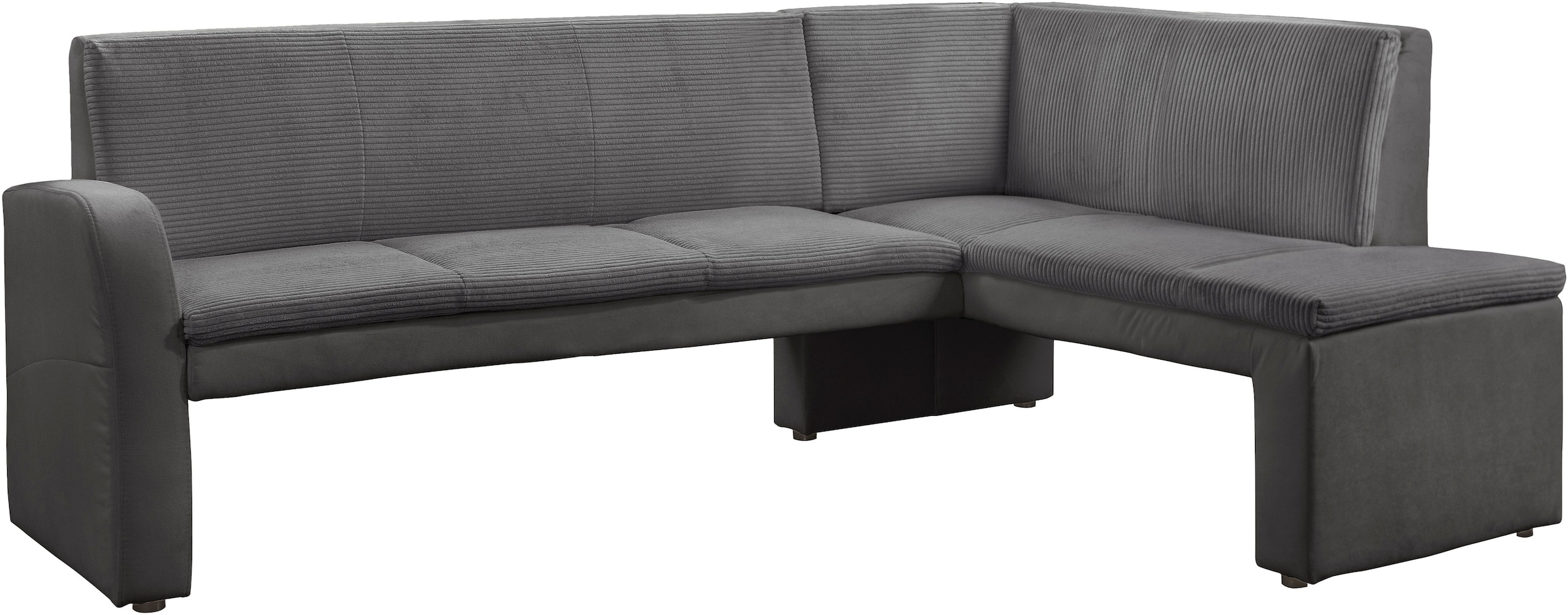 exxpo - sofa fashion Banc d'angle »Cortado, elegant und modern mit hohem Sitzkomfort« garde au sol élevée, belle finition des détails, revêtement cuir en option