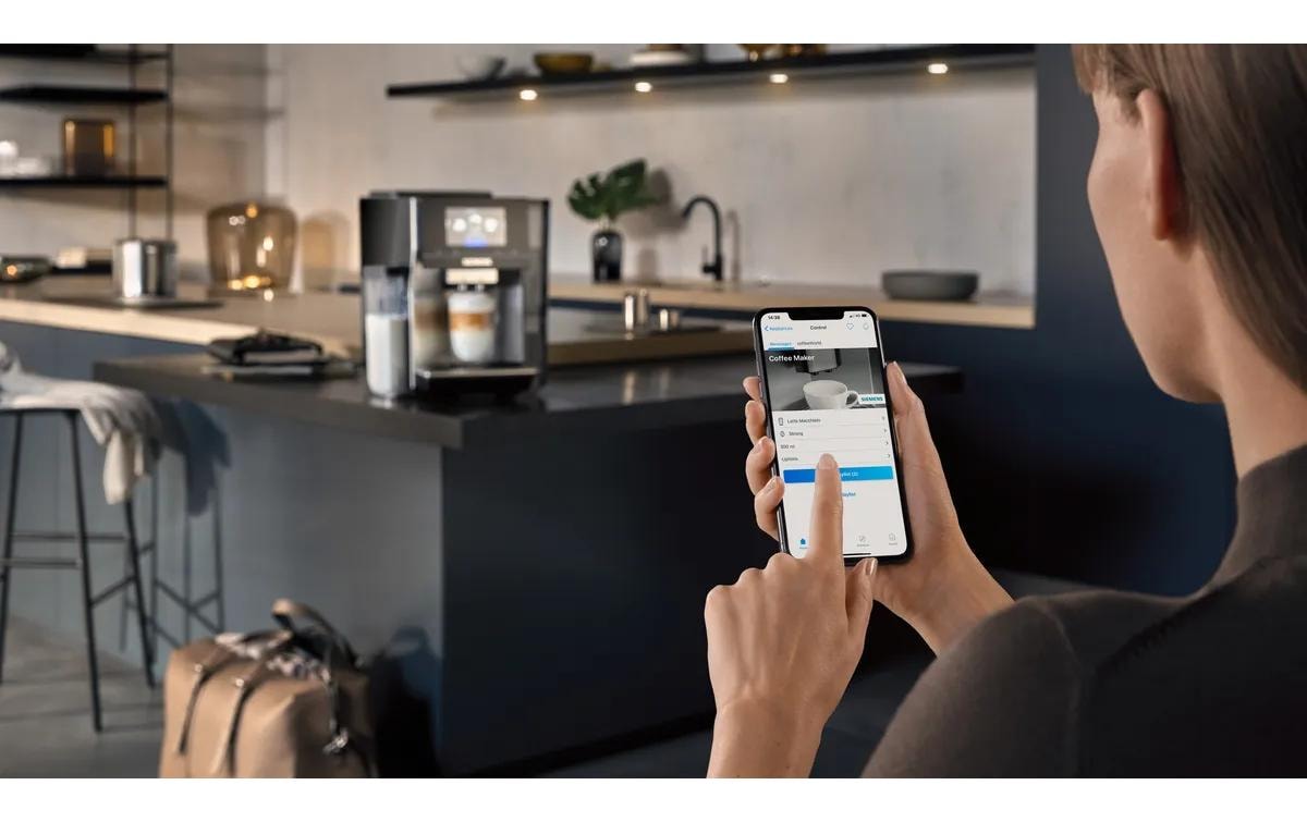 SIEMENS Kaffeevollautomat »EQ700 integral TQ717D03 Edelstahl«