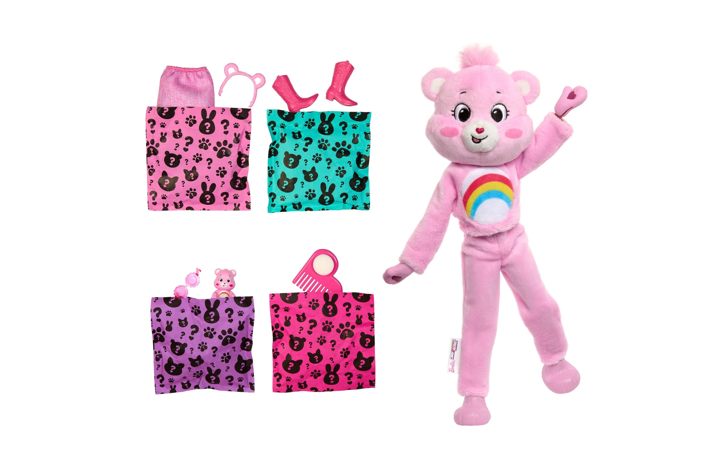 Barbie Anziehpuppe »Cutie Reveal Care Bears 2 - Hurrabärchi«