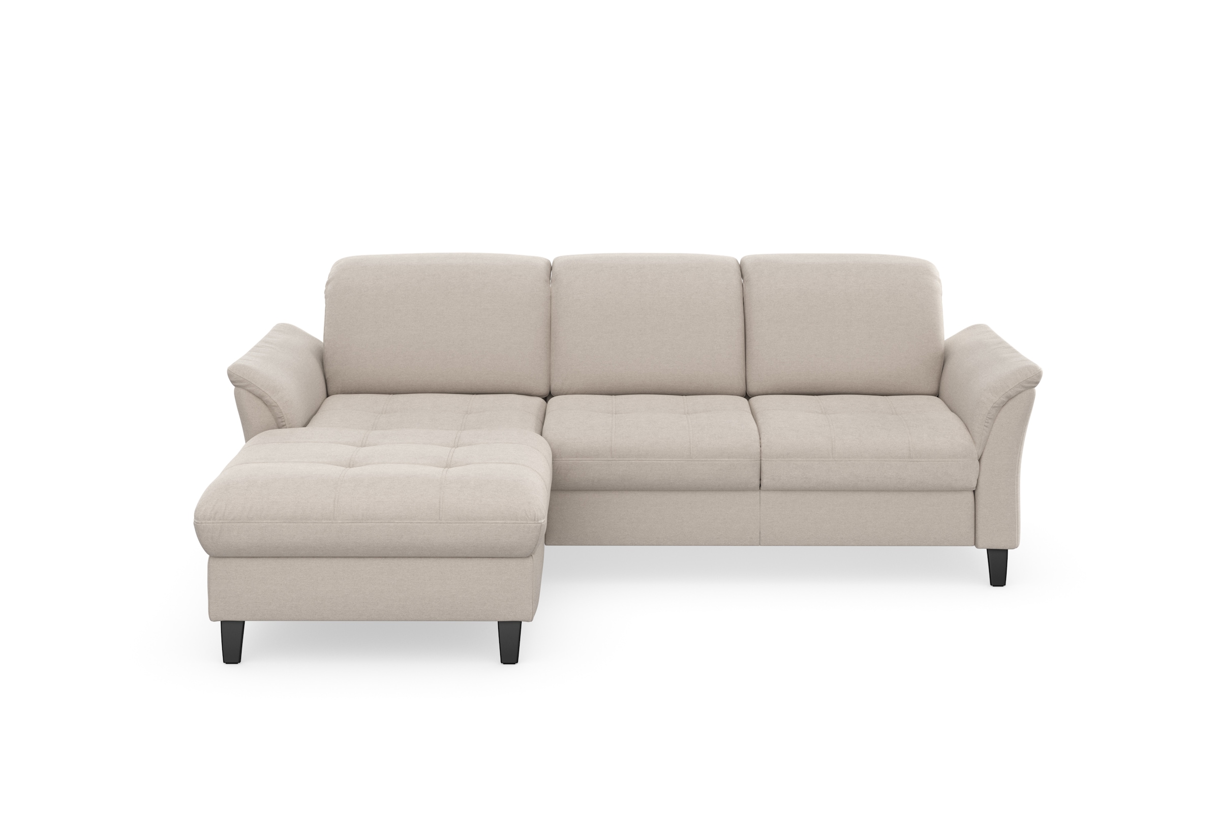 sit&more Ecksofa »Maggiore L-Form« wahlweise mit Kopfteilverstellung, Bettfunktion und Bettkasten