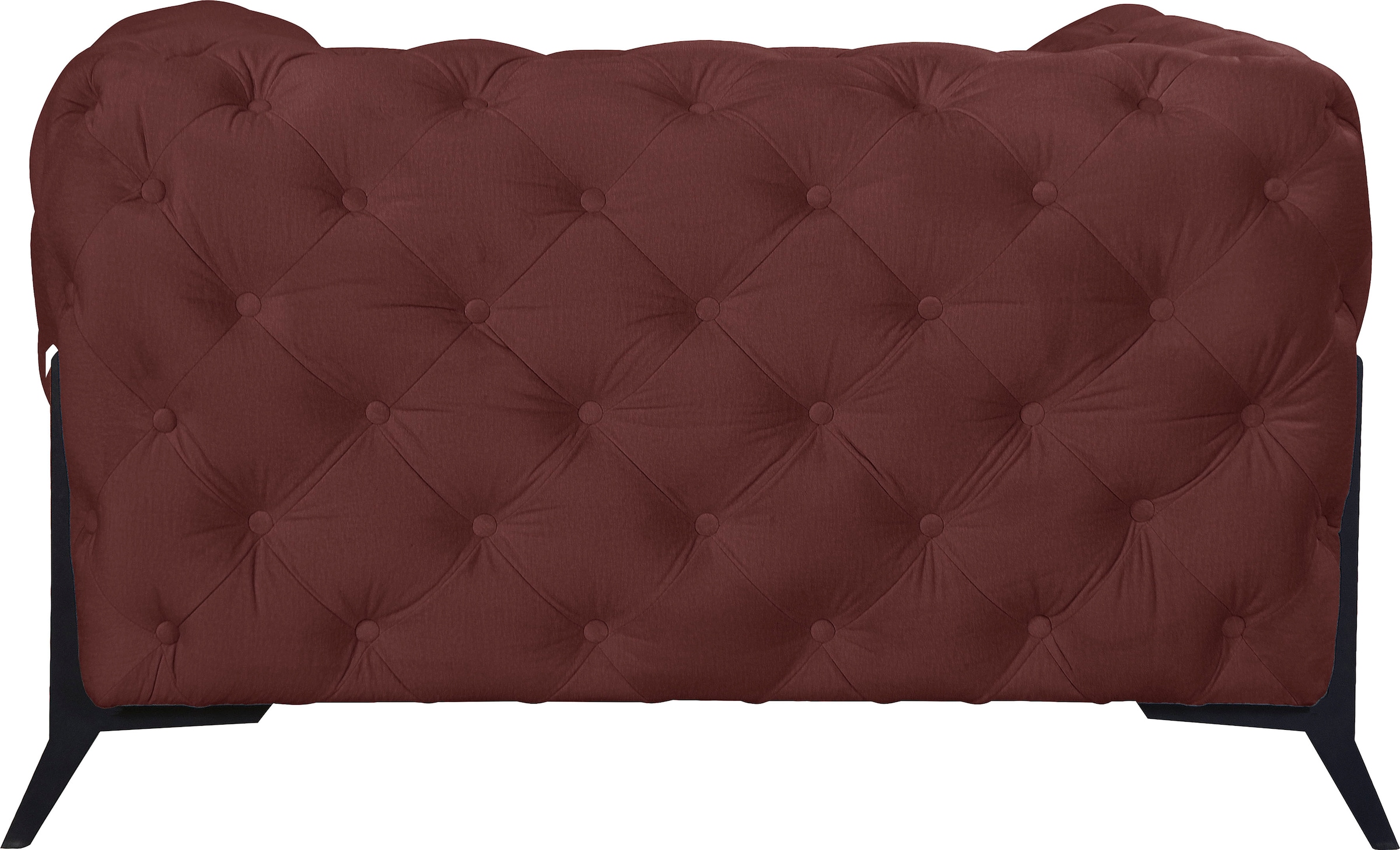 Leonique Chesterfield-Sessel »Amaury Sessel«, aufwändige Knopfheftung, moderne Chesterfield Optik, Fussfarbe wählbar