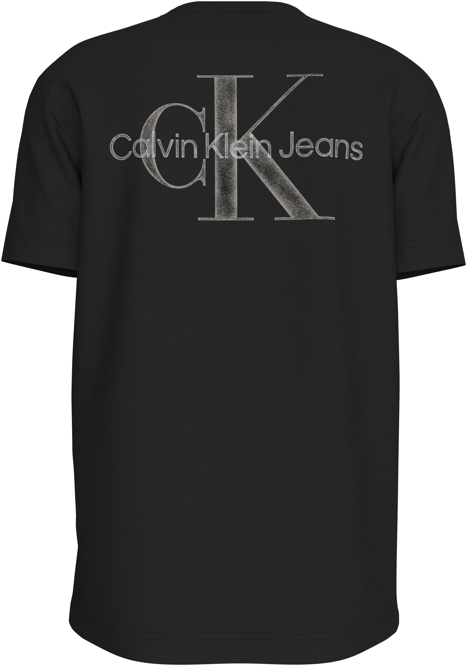 Calvin Klein Jeans T-Shirt »TEXTURED MONOLOGO TEE«, mit Backprint