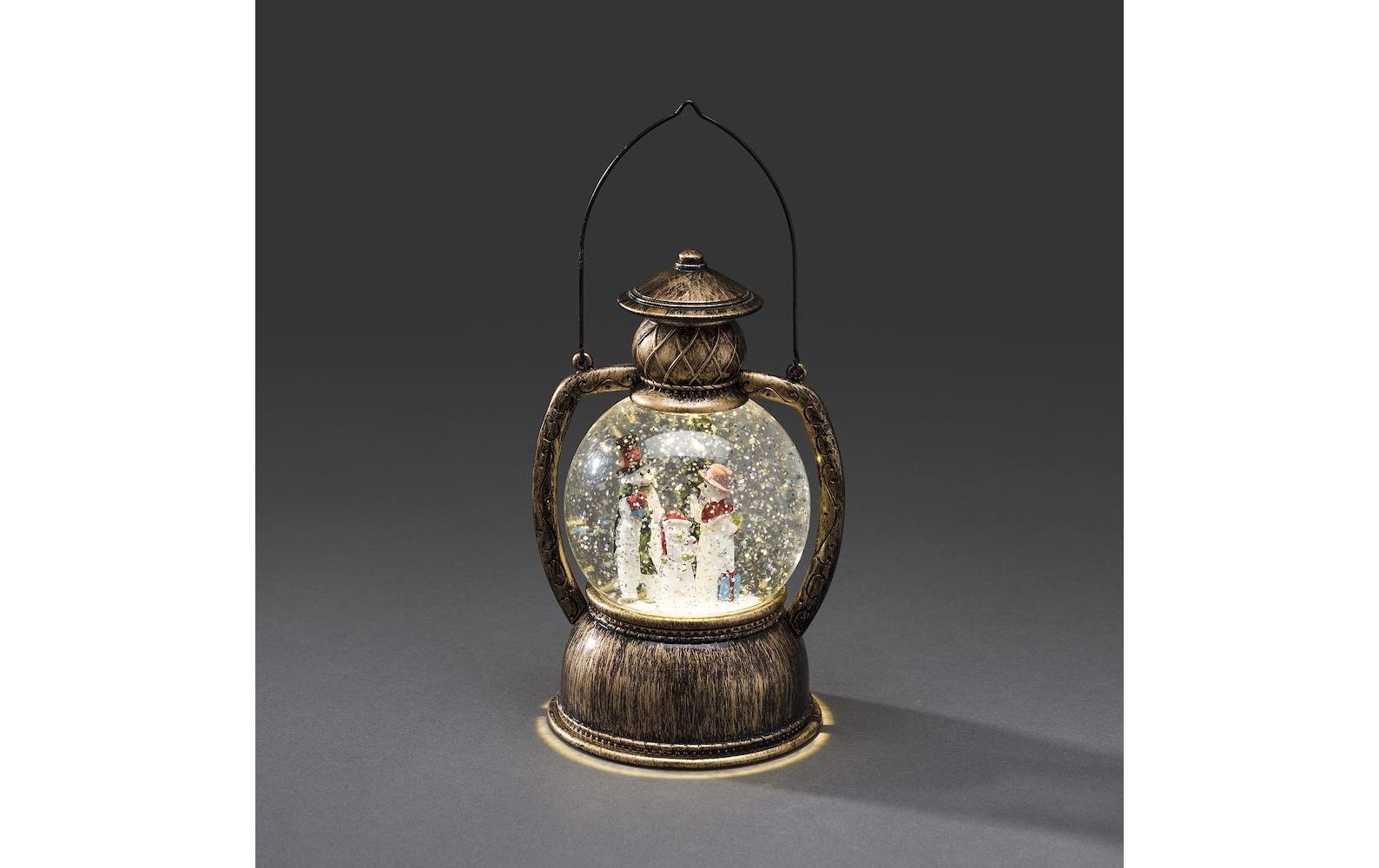 KONSTSMIDE LED Laterne »Schneemannfamilie, Höhe: 20 cm« Warmweiss