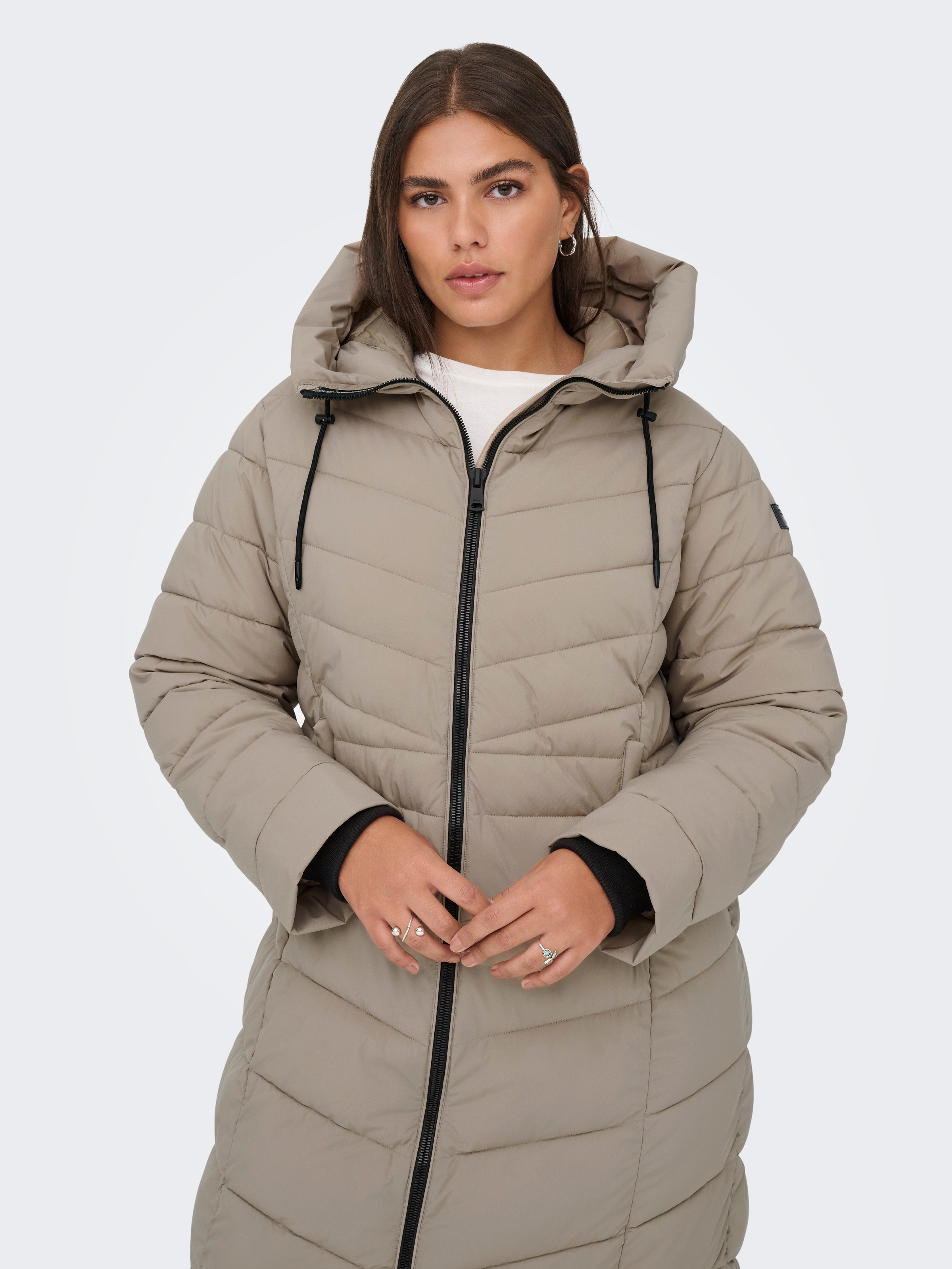 Image of ONLY CARMAKOMA Steppmantel "CARJULIET LIFE QUILT COAT OTW"
