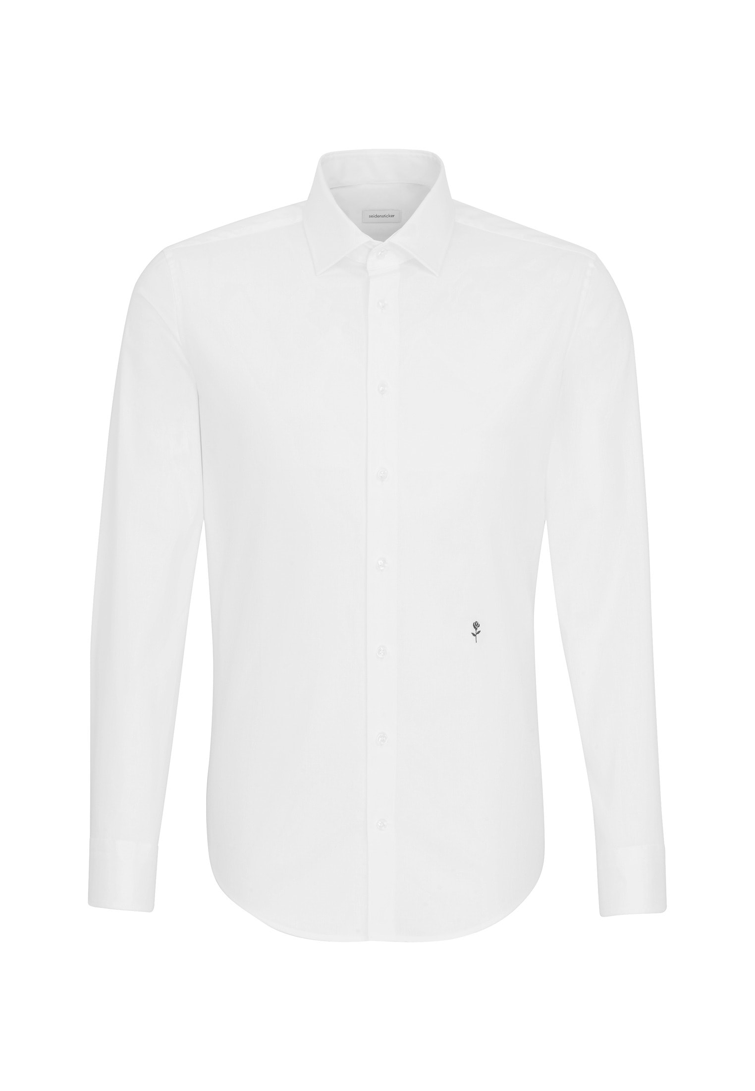 seidensticker Chemise d'affaires »Schwarze Rose« col Kent 1/1 slim uni