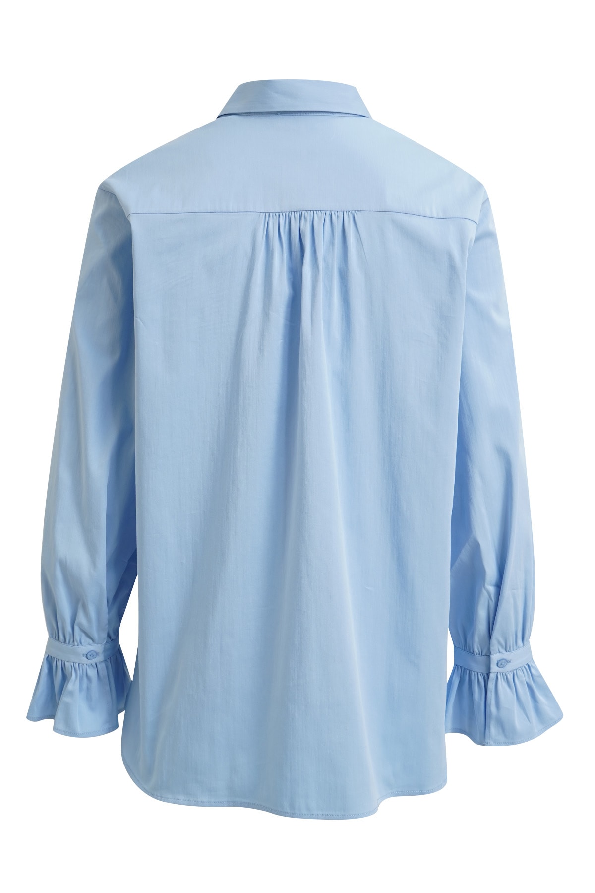 Smith & Soul Blouse chemise mit Volant-Ärmeln, elastischer Baumwollmix