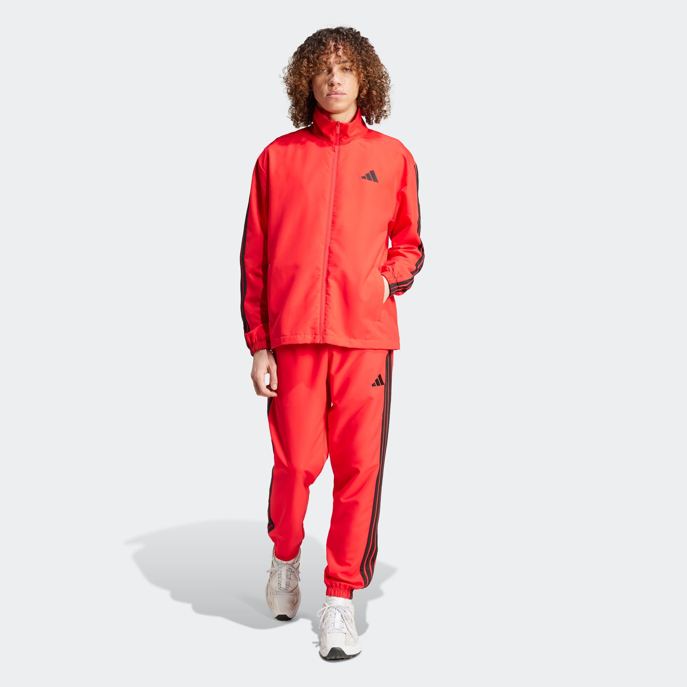 adidas Sportswear Trainingsanzug »M 3S WV TT TS«, (2 tlg.), drei Streifen Woven Tracksuit