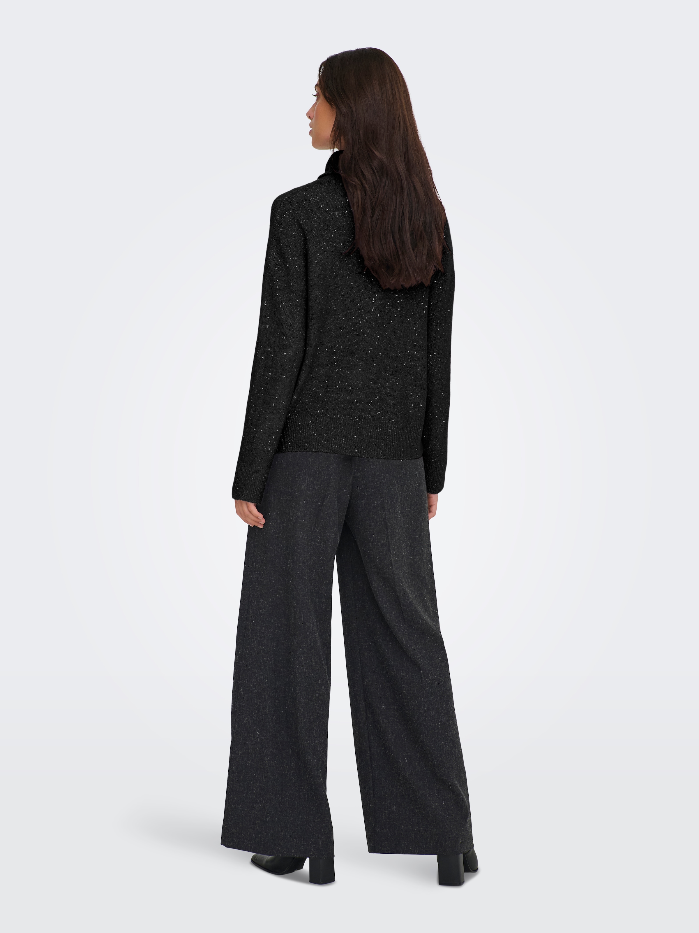 ONLY Pull à col roulé »ONLARIZONA LS SEQUINS ROLLNECK PULL KNT«