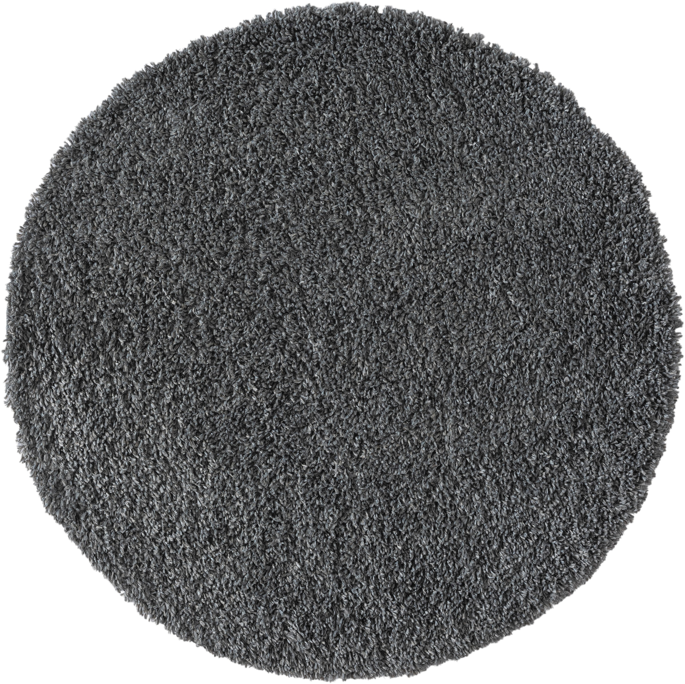 Myflair Möbel & Accessoires Hochflor-Teppich »My Shaggy«, rund, 37 mm Höhe, Shaggy, Uni Farben, leicht glänzend, Microfaser, extra flauschig