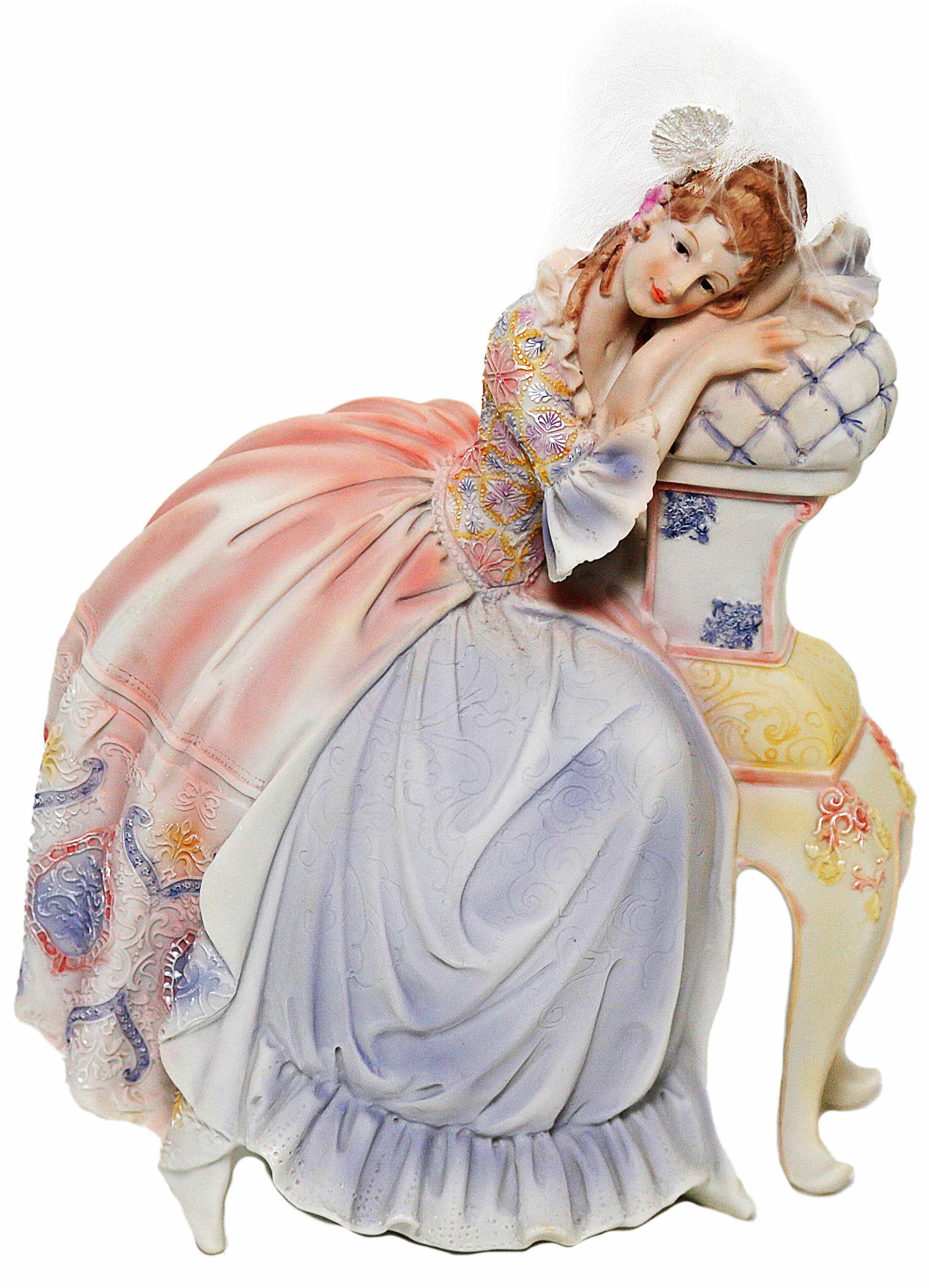 Image of Casa Collection by Jänig Dekofigur »Dame im Barockkleid auf Chaislounge sitzend Höhe 29cm«, (1 St.) bei Ackermann Versand Schweiz