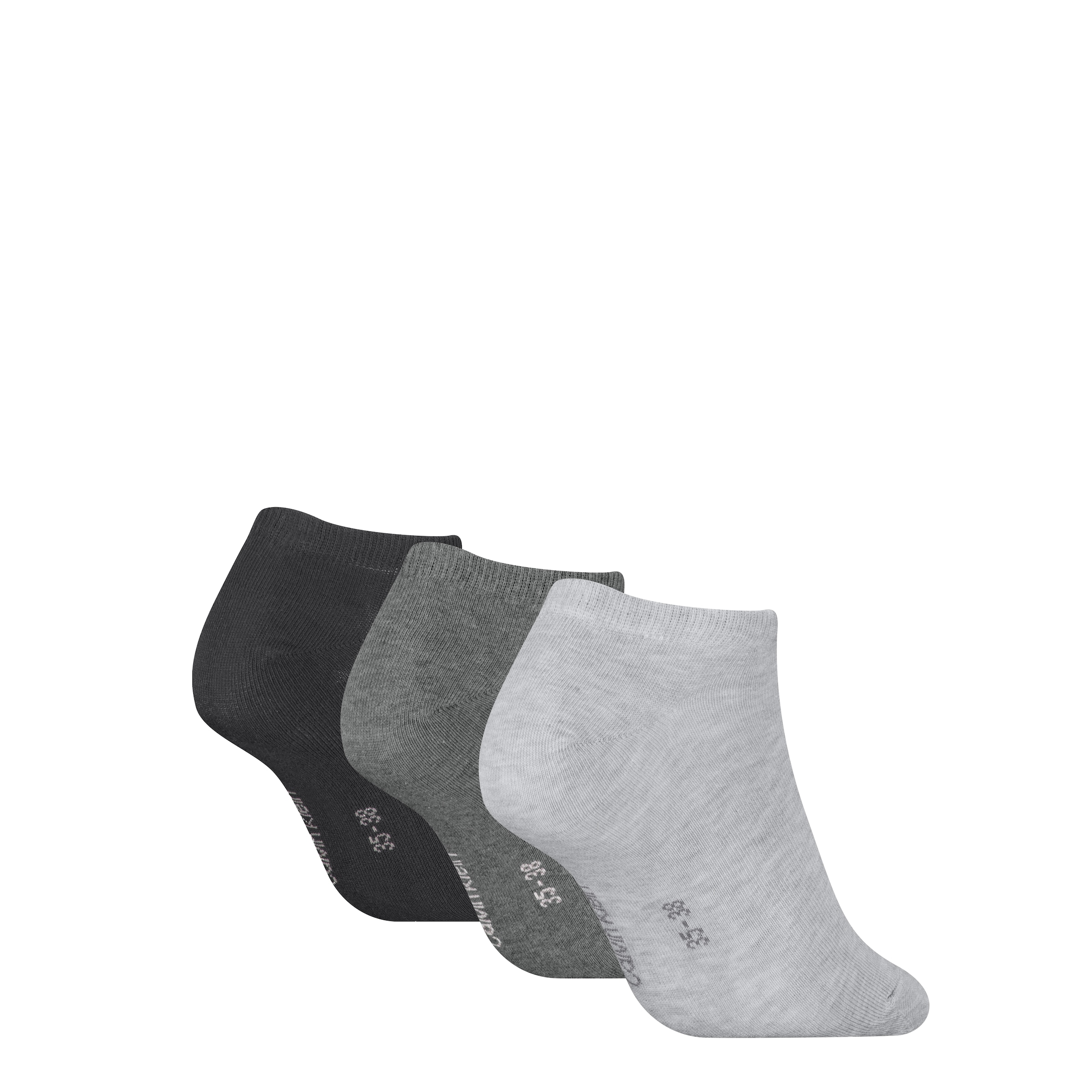 Calvin Klein Chaussettes de baskets »CK WOMEN SNEAKER« 3 Paar,  schmales Rippenbündchen, Cotton-Mix, elastisch