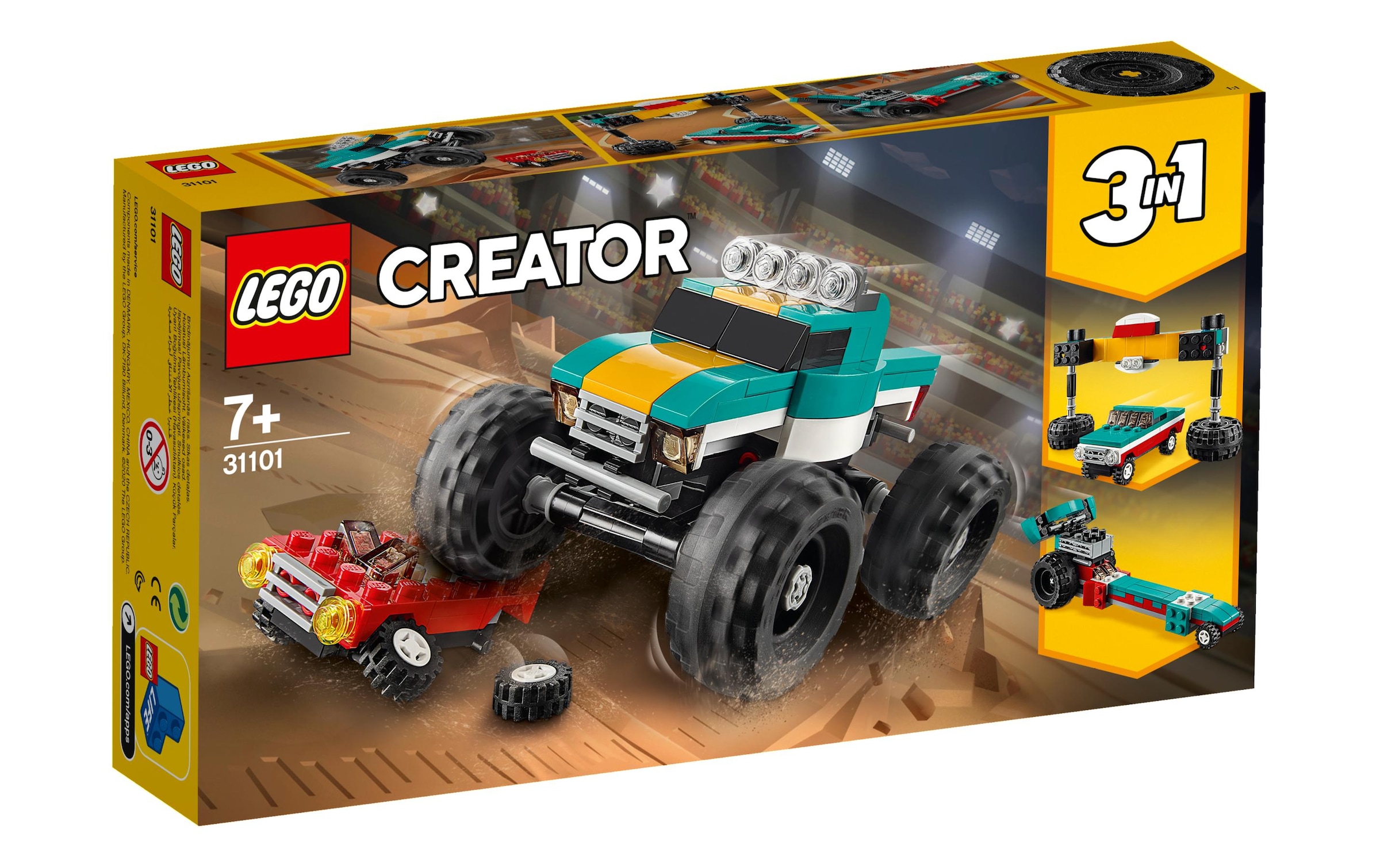 Image of LEGO® Konstruktionsspielsteine »Monster-Truck 31101« bei Ackermann Versand Schweiz