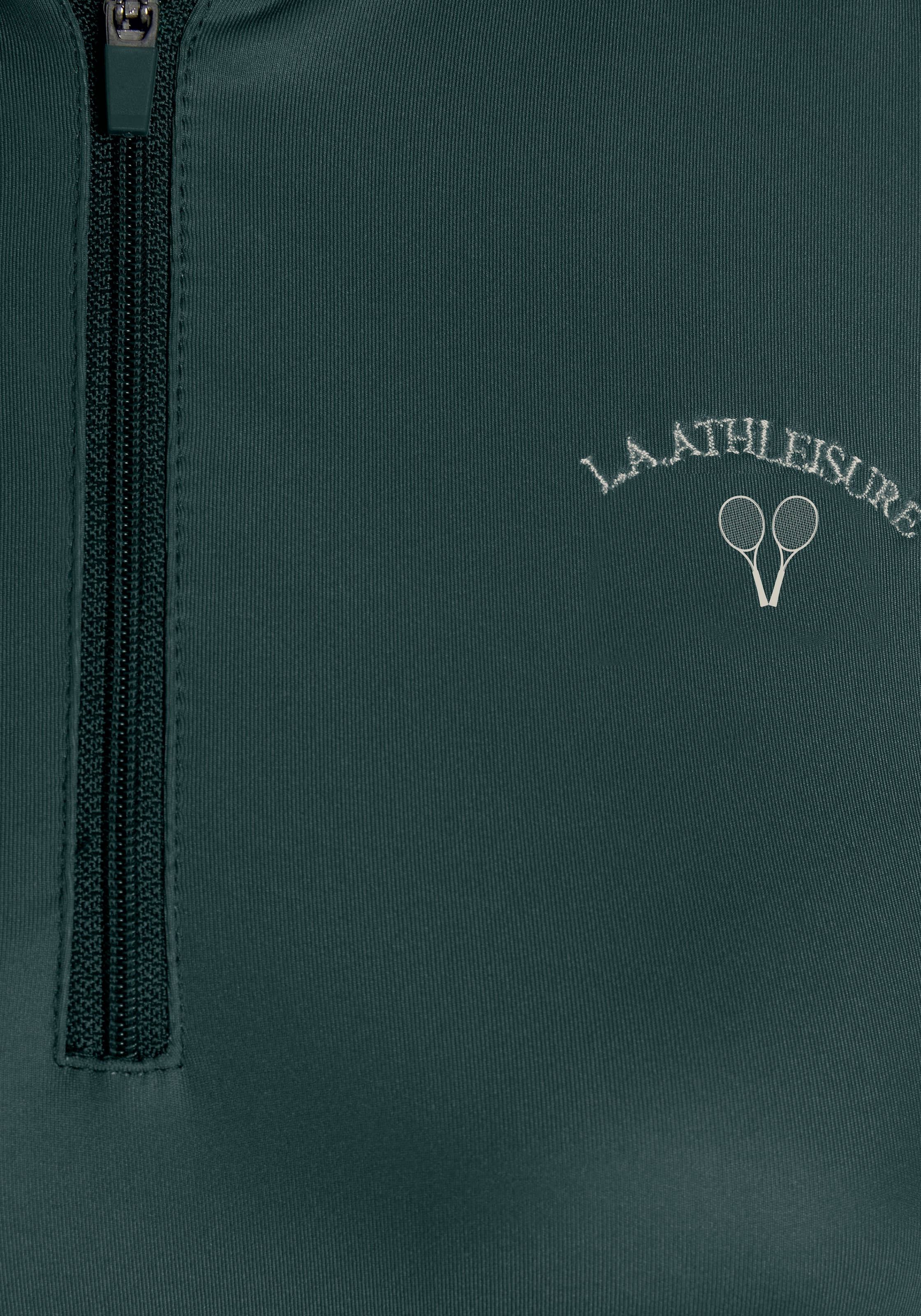 LASCANA ACTIVE Crop-Top »Tennis«, mit Reissverschluss