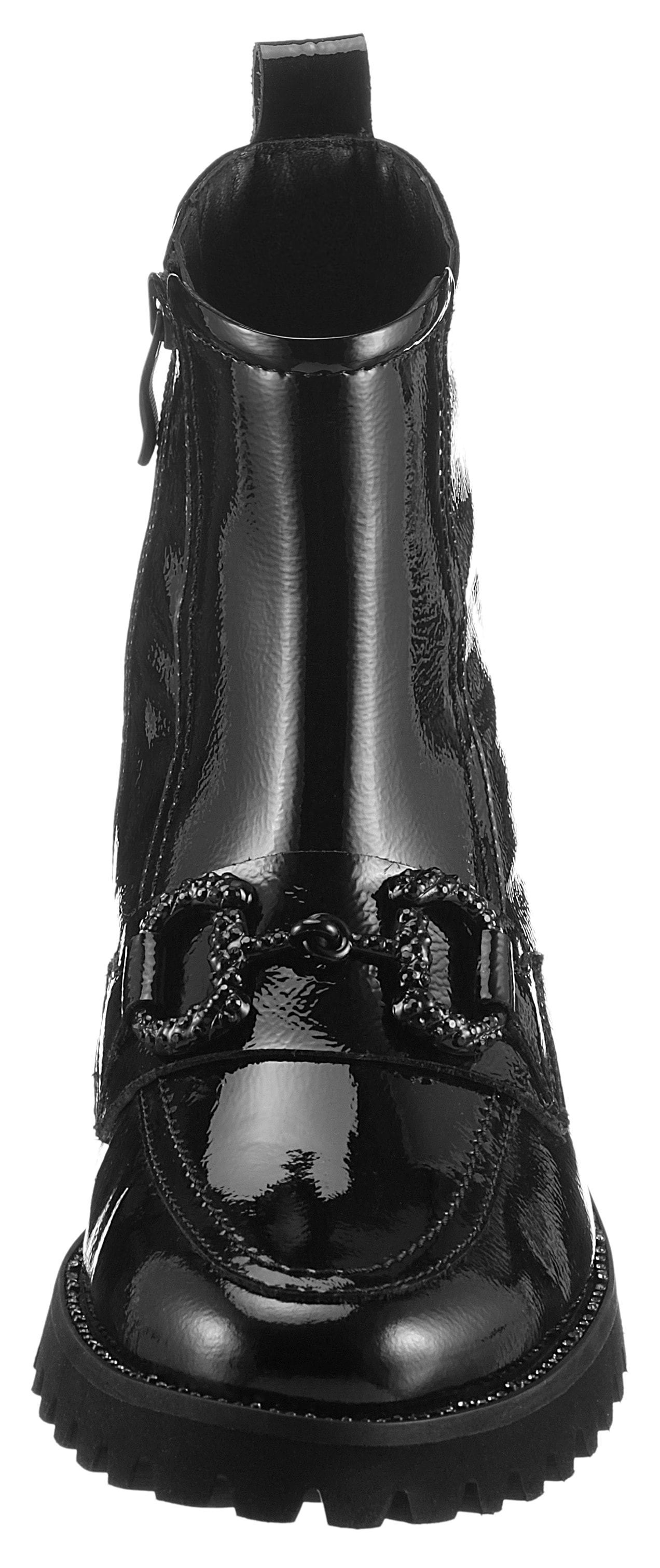 Ara Stiefelette »KENT«, Bikerboots, Plateaustiefel mit praktischem Innenreissverschluss