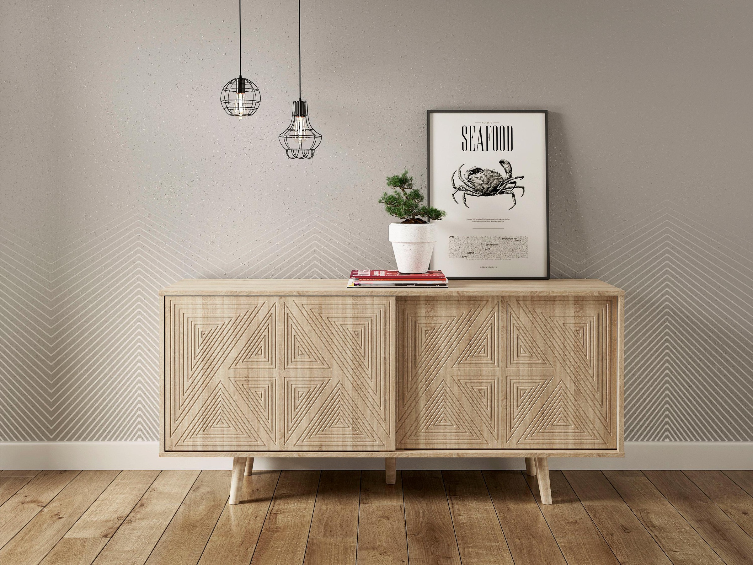 Image of COUCH♥ Sideboard »Schwalm«, mit 2 Schiebetüren, 155 cm breit, COUCH Lieblingsstücke bei Ackermann Versand Schweiz