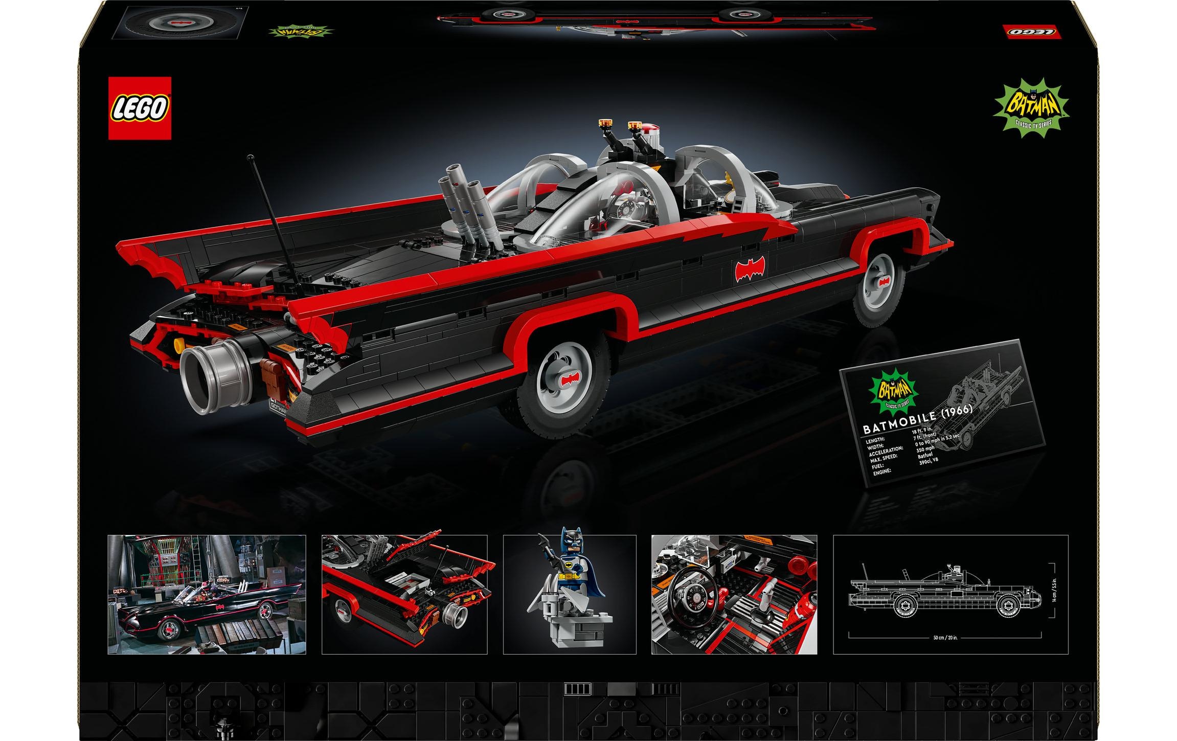 LEGO® Spielbausteine »DC Batman: Batmobil aus der 60er-Jahre-Fernsehserie«, (1822 St.)
