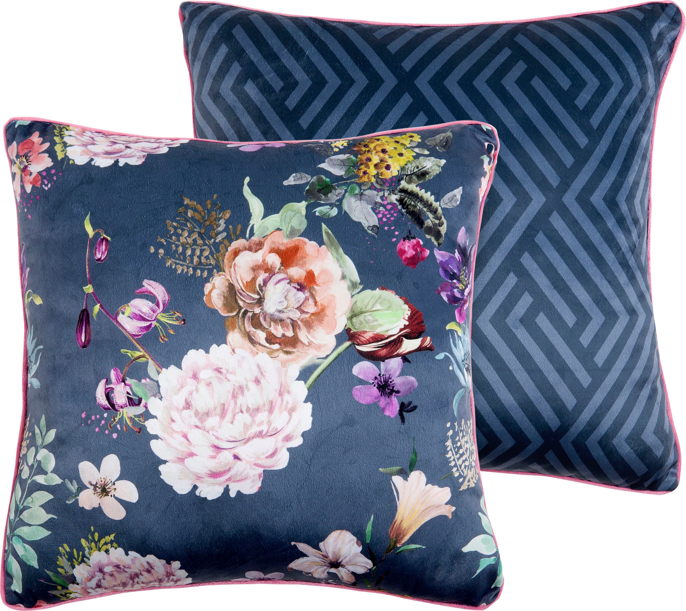 Image of Descanso Dekokissen »Parma«, (1 St., 1 48 X 48 cm Dekokissen-Mit Biese), mit Biese bei Ackermann Versand Schweiz