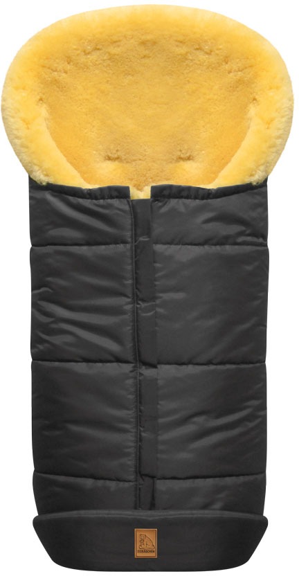 Image of Heitmann Felle Fusssack »Eisbärchen - Premium Winter-Babyfusssack«, mit echtem Lammfell, Mumienform möglich, für Kinderwagen und Buggy, 6 Gurtschlitze, waschbar bei Ackermann Versand Schweiz
