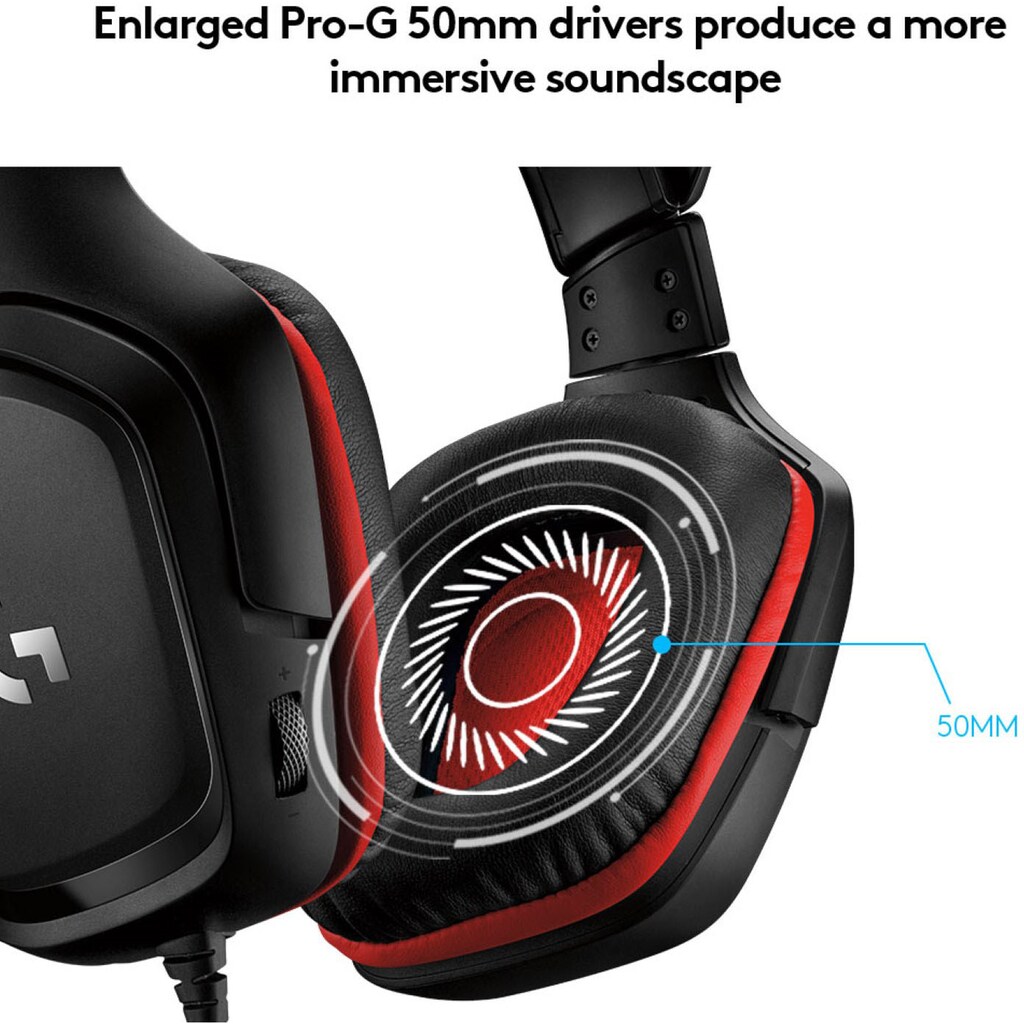 Logitech G Gaming-Headset »G332 - LEATHERETTE - EMEA«