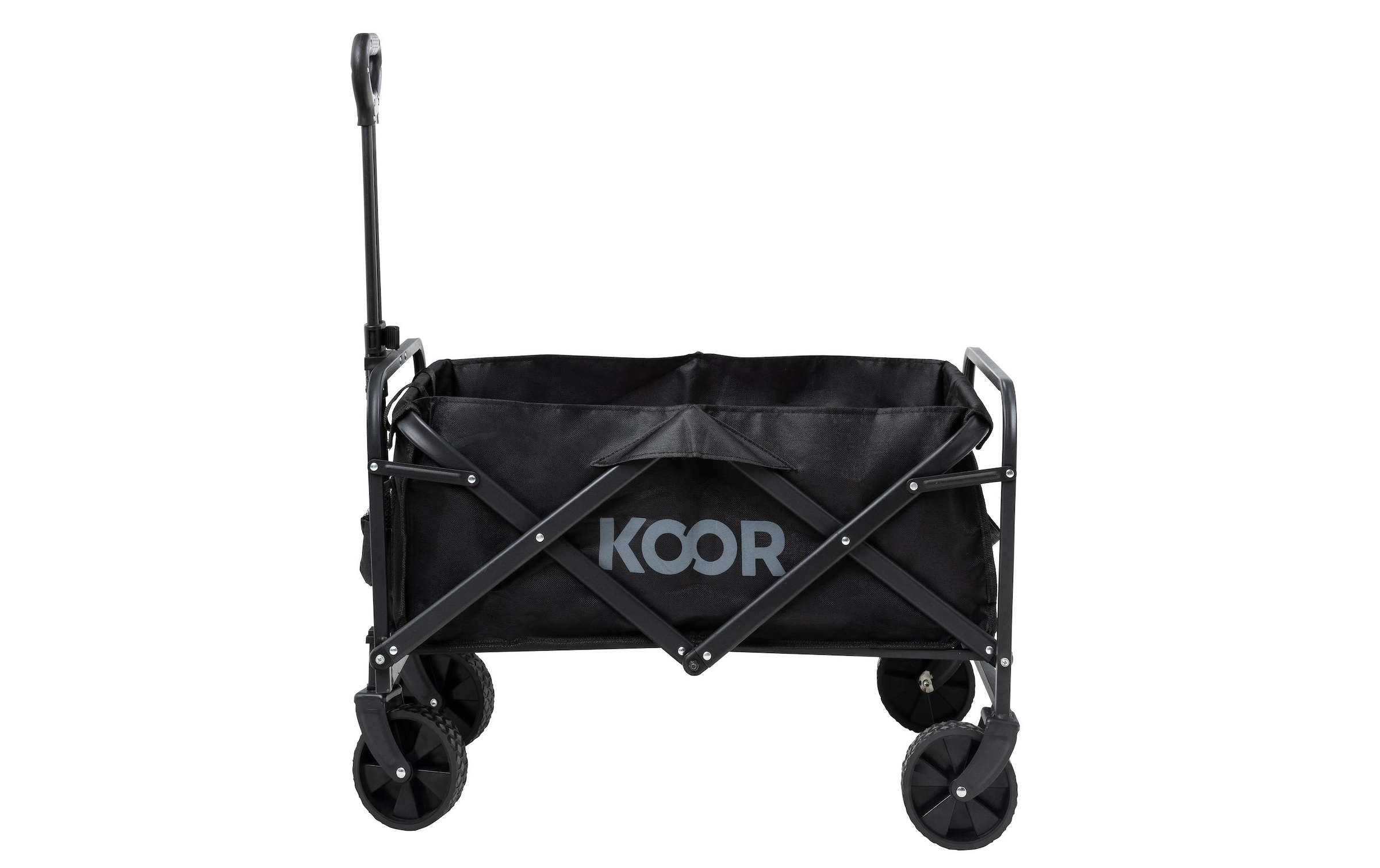 KOOR Bollerwagen »Tralle« Bollerwagen fürs Camping, Einkaufen oder die Gartenarbeit