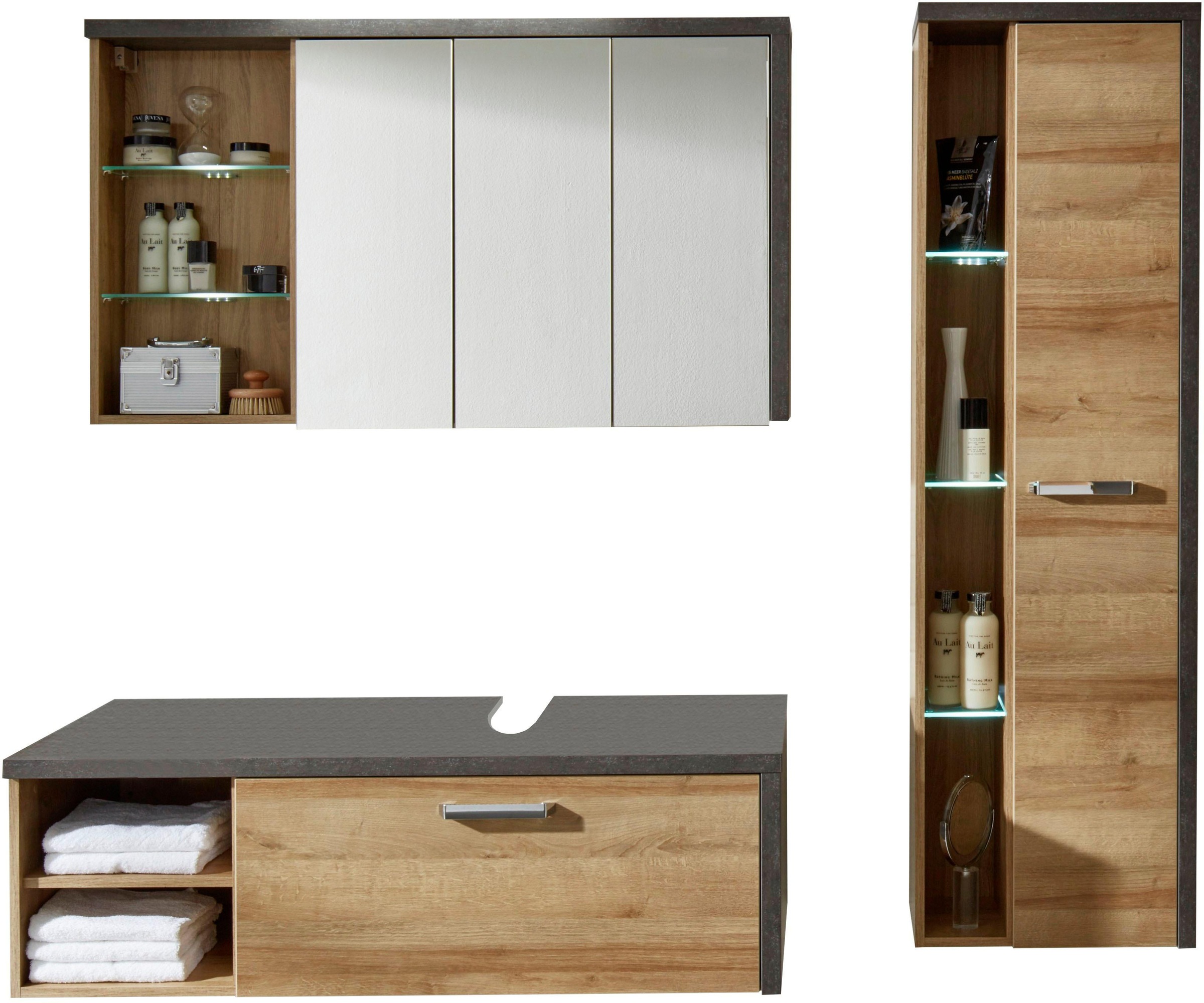 Image of trendteam Badmöbel-Set »Bay«, (Set, 3 St.) bei Ackermann Versand Schweiz