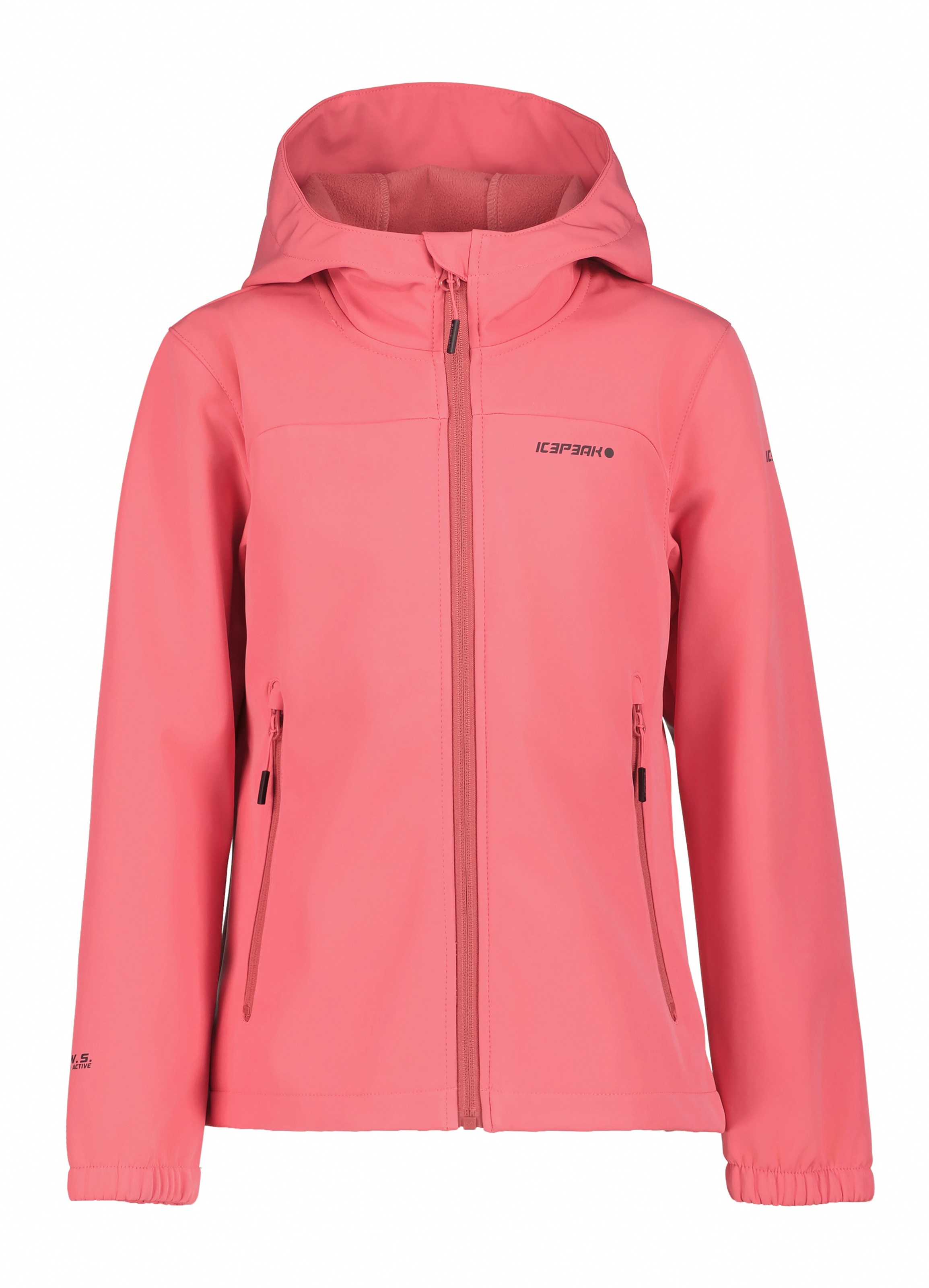 Image of Icepeak Softshelljacke "ICEPEAK KOBRYN JR" mit Kapuze wasserabweisend, mit Kapuze, atmungsaktiv, mit Reissverschluss
