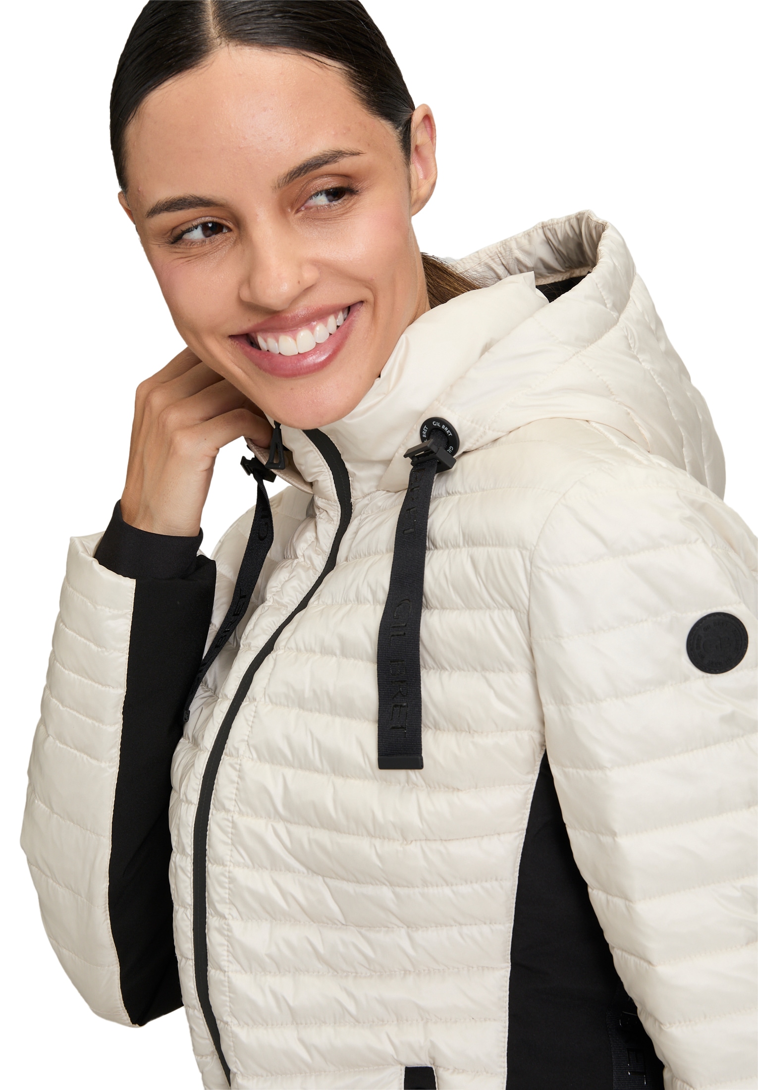 Gil Bret Steppjacke, mit Kapuze, mit Kapuze