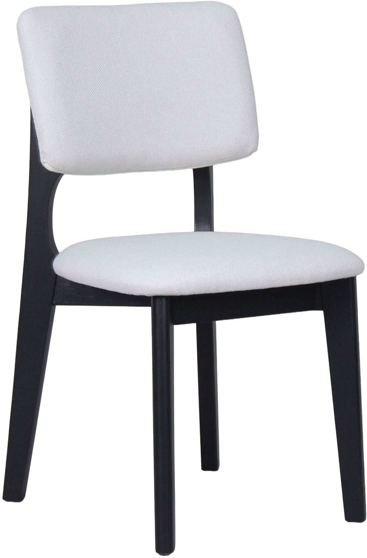 byLIVING Chaise de salle à manger »Elsa« (Set) 2 cuismodern gemütlicher Massiv - Holzstuhl mit hochwertigem Webstoffpolster