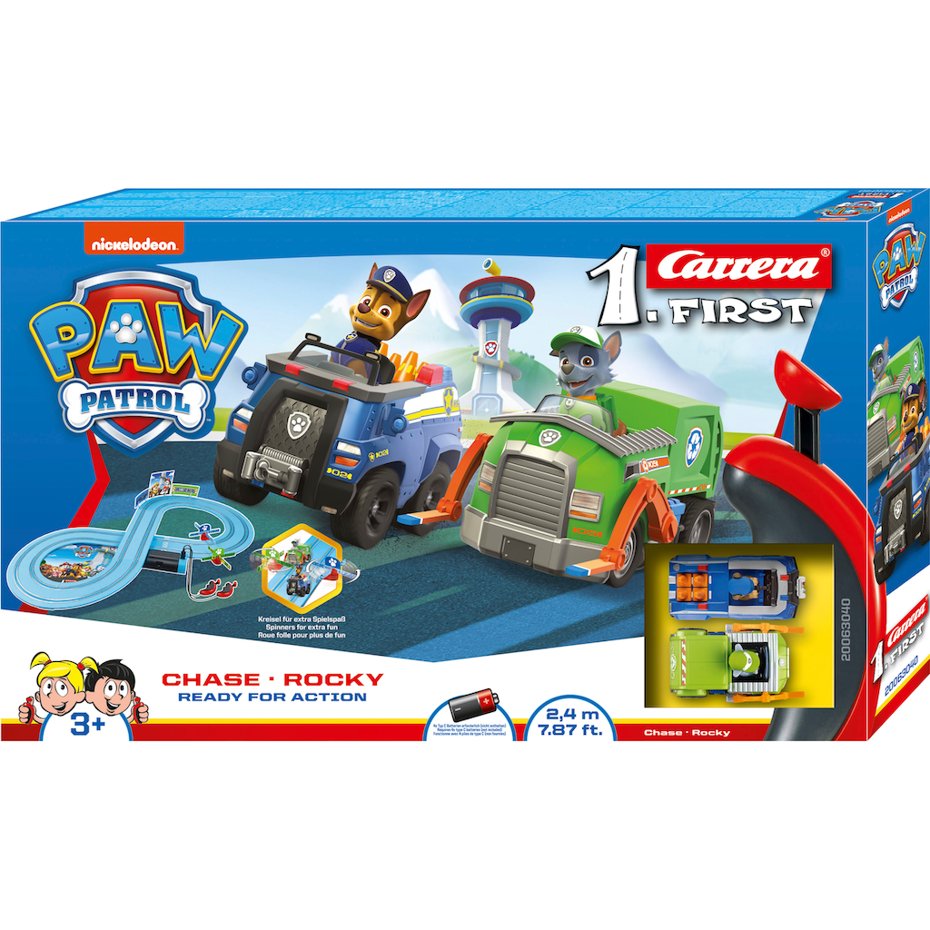 Carrera® Autorennbahn »Carrera® First PAW Patrol - Ready for Action«, (Set), im Massstab 1:50