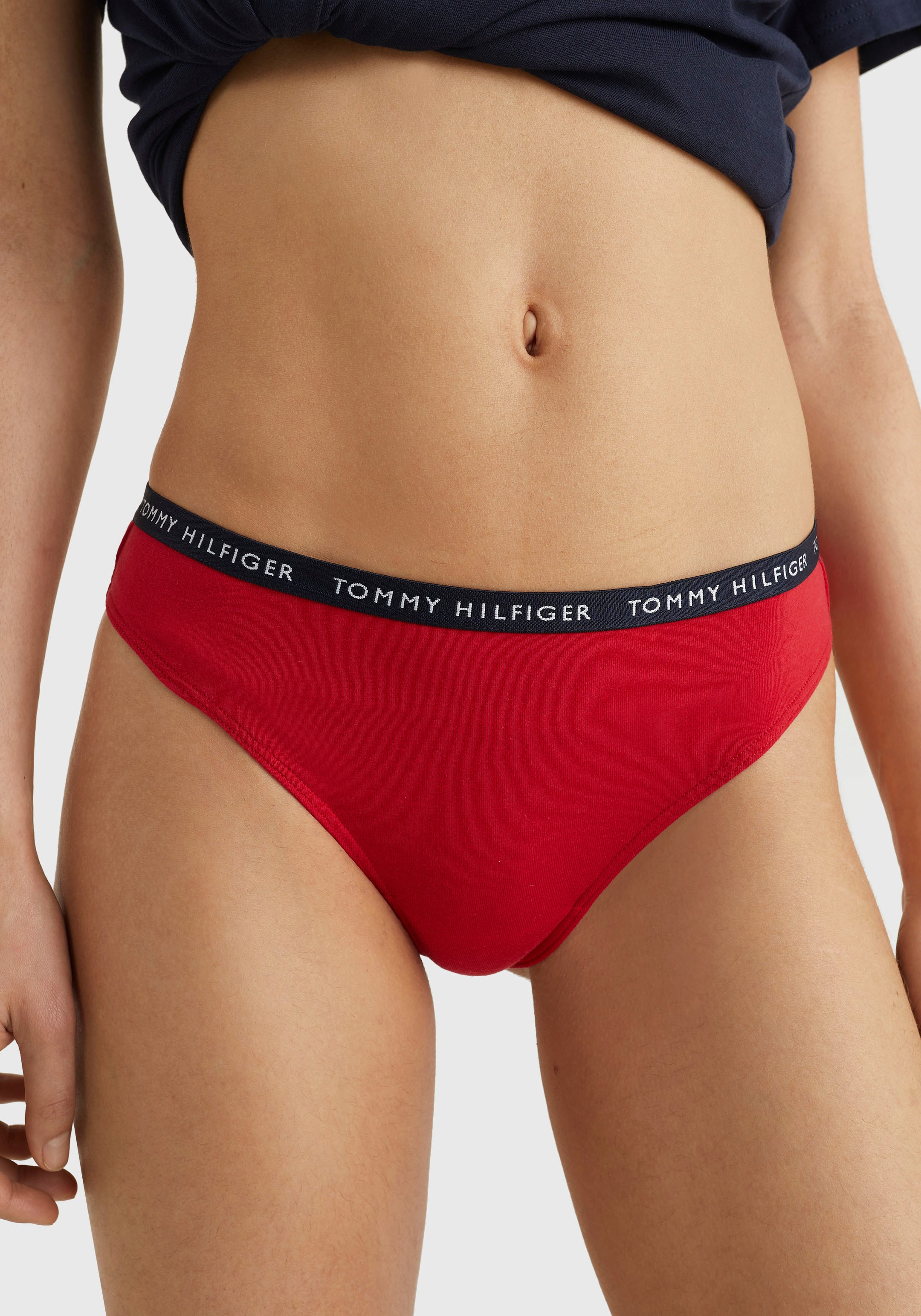 Tommy Hilfiger Underwear T-String, (3 St.), mit schmalem Logobündchen