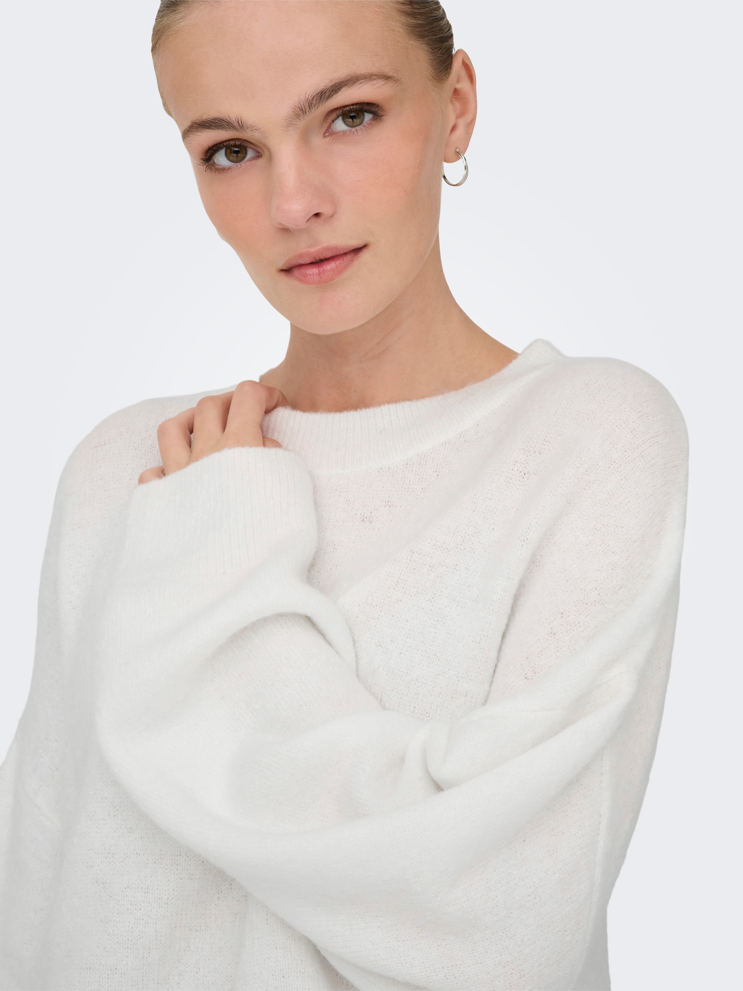 JDY »JDYSONJA L/S O-NECK PULLOVER KNT NOOS« mélange de matériaux