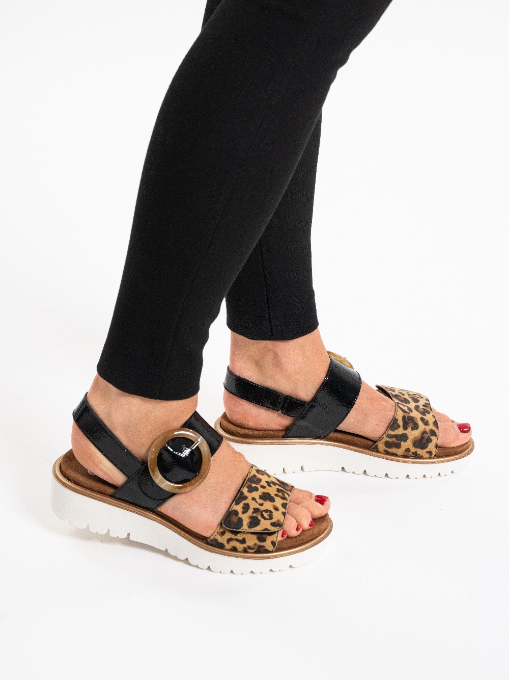 Ara Riemchensandale »BILBAO«  Keilsandale, Plateausandale mit Klettverschlüssen, G-Weite