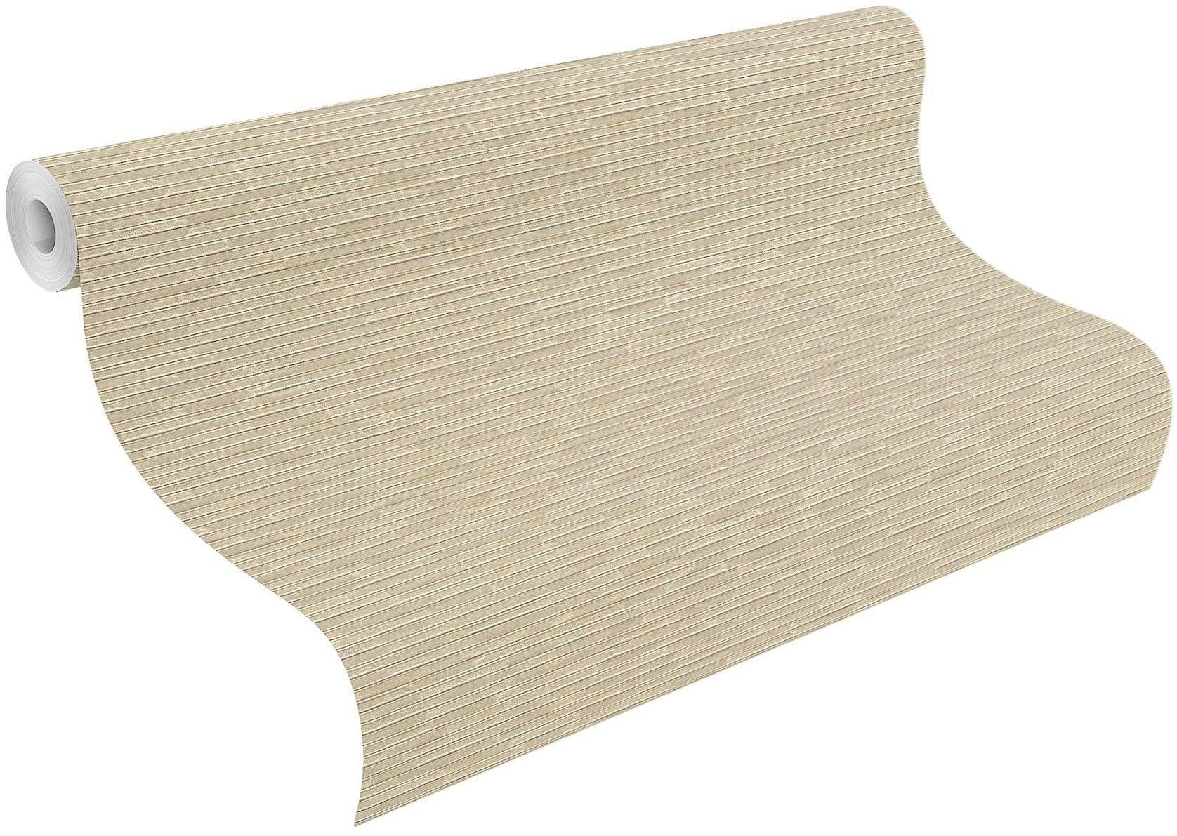 Rasch Vinyltapete »Via Trento«, gestreift-Metall-Effekte