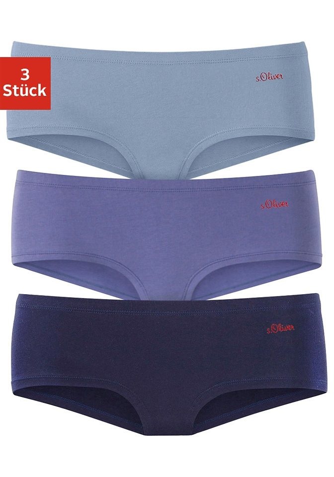 Image of s.Oliver Hipster, (Packung, 3 St., 3er-Pack), mit seitlichem Logodruck bei Ackermann Versand Schweiz