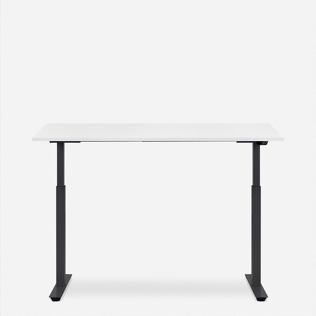 Schreibtische »WRK21 Schreibtisch Smart 180 x 80 cm, Höhenverstellbar, Weiss Uni / Schwarz«