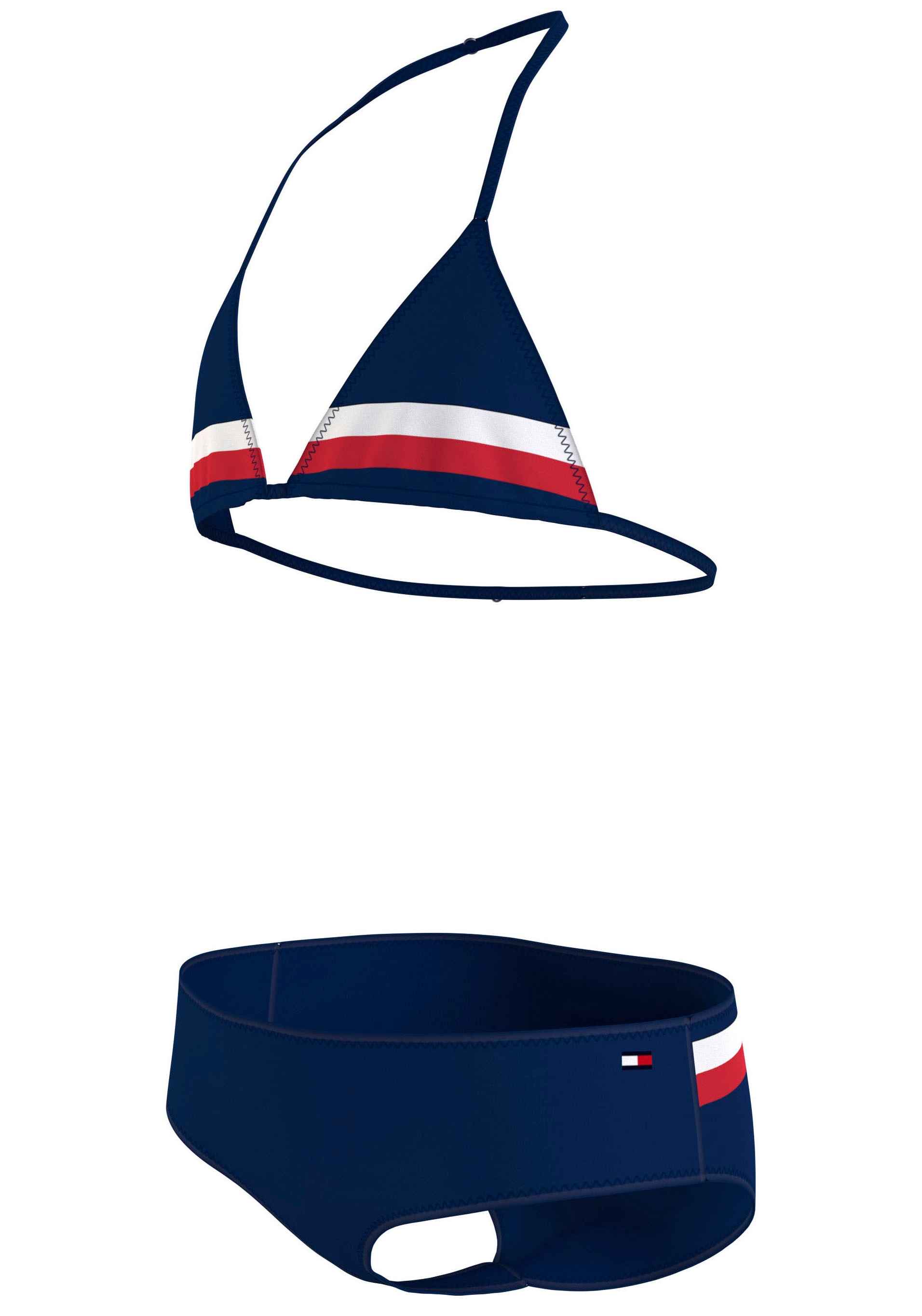 Tommy Hilfiger Swimwear Badeanzug »TRIANGLE SET«, (Set, 2 St.), für Schwimmen