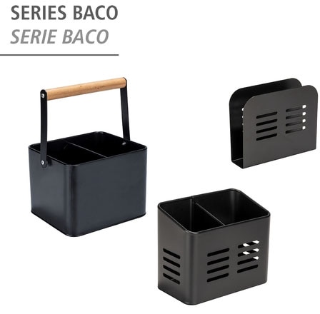 WENKO Organizer »Modell Baco«, robuster Tragekorb, ideal zur Aufbewahrung von Ketchup und Grillsaucen
