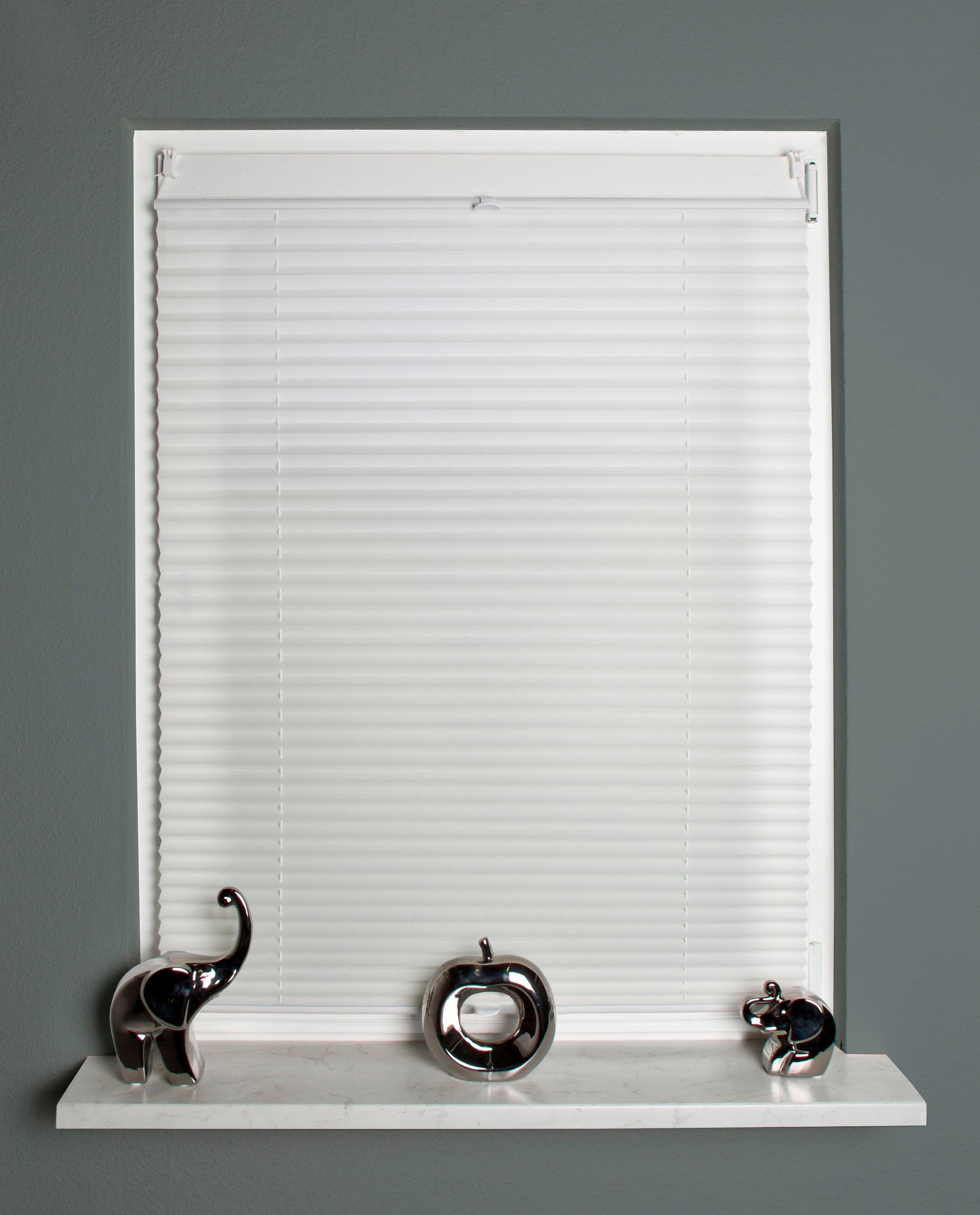 Image of HOME WOHNIDEEN Plissee »NOLAN«, blickdicht, ohne Bohren, verspannt bei Ackermann Versand Schweiz