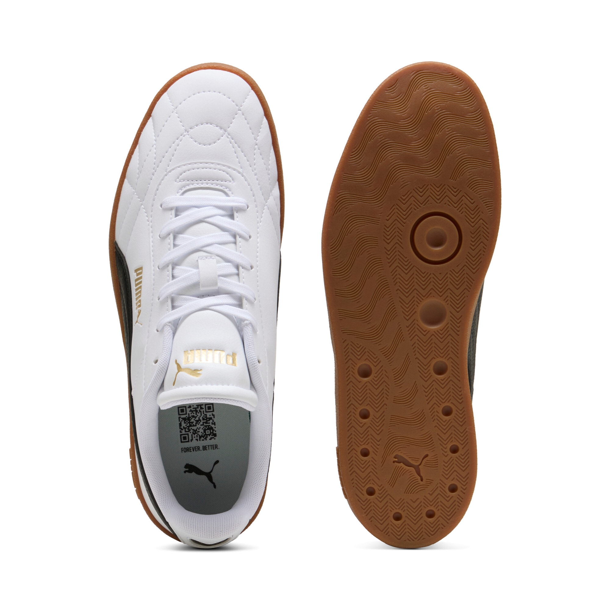 PUMA Sneaker »CLUB II INDOOR«  für sportlichen Look, mit profiliertem Gummi-Laufsohlenprofil