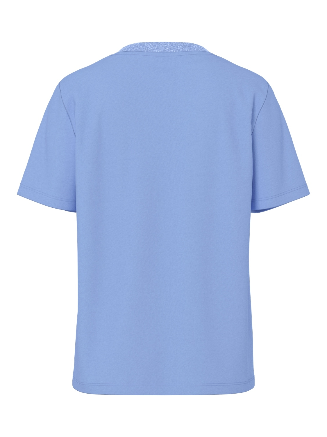 pieces T-shirt à manches courtes »PCRIA SS LUREX NECK TEE JRS NOOS BC« mit Glitzerdetail