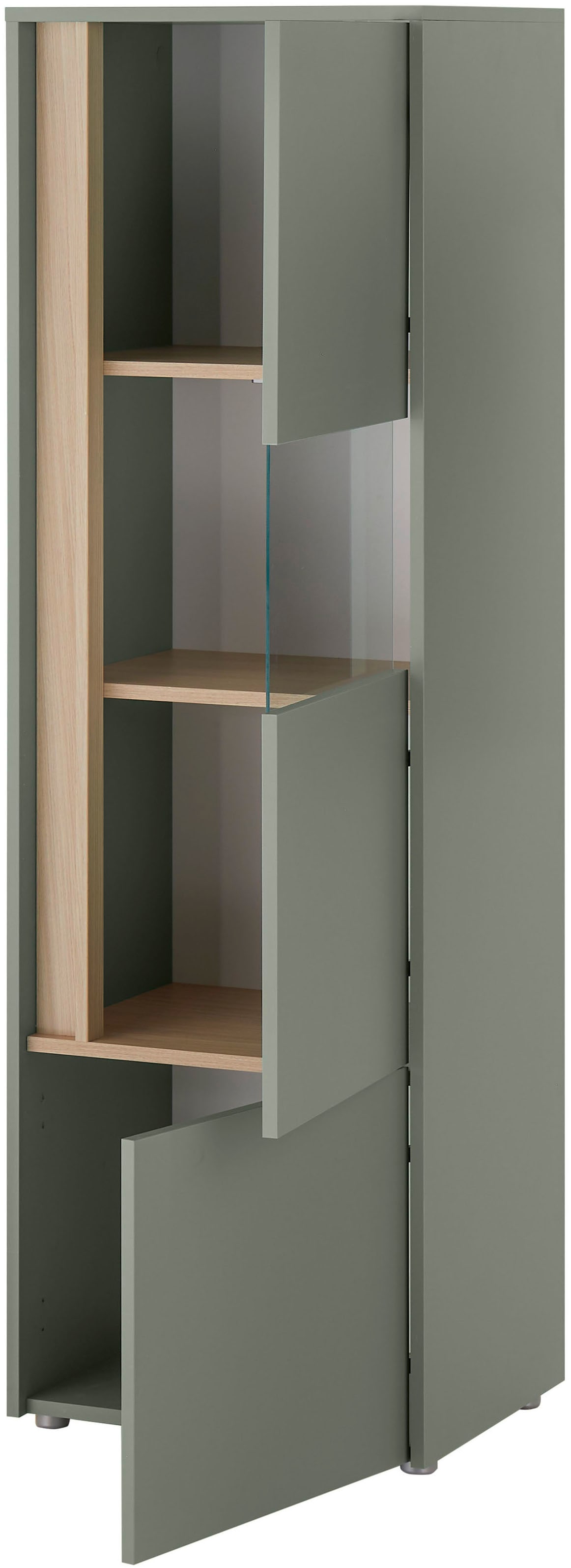 Home affaire Vitrines »City/Giron, moderner Hochschrank, Glasvitrine« zeitlos, modern, ausreichend Stauraum, vielseitig einsetzbar