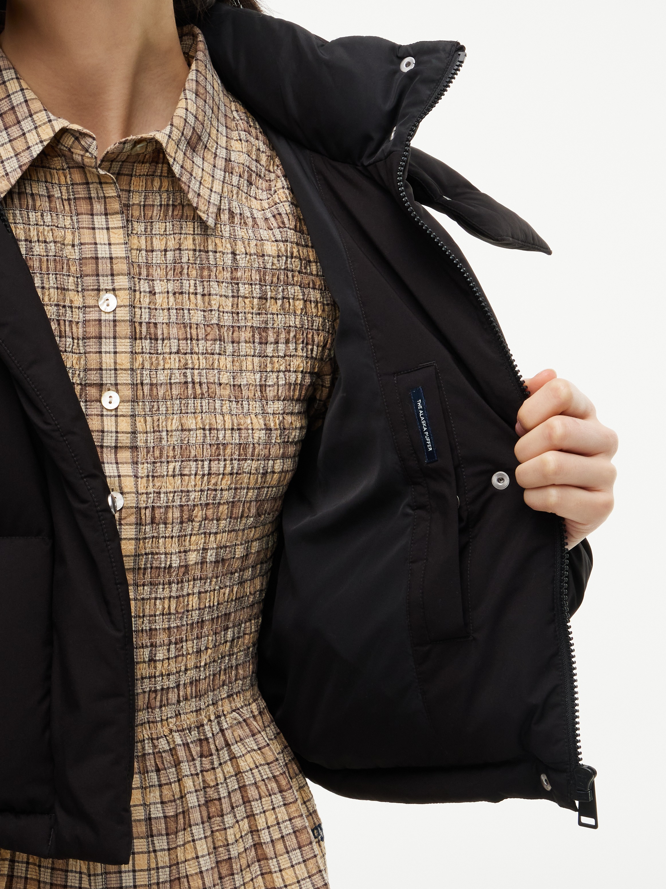Tommy Jeans Veste matelassée »TJW CRP ALASKA PUFFER EXT« avec capuche fibre synthétique