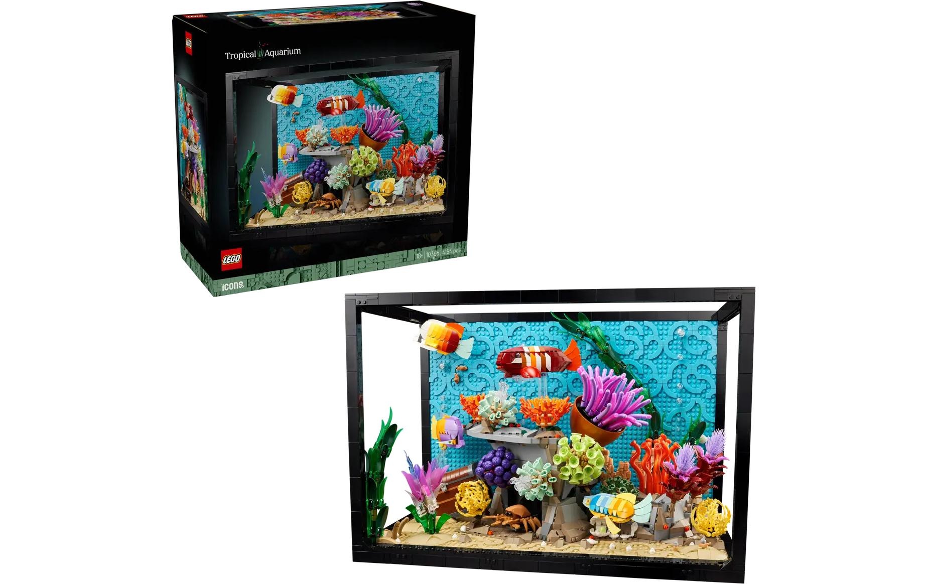 LEGO® Konstruktionsspielsteine »Tropisches Aquarium 10366 4154 Teile«