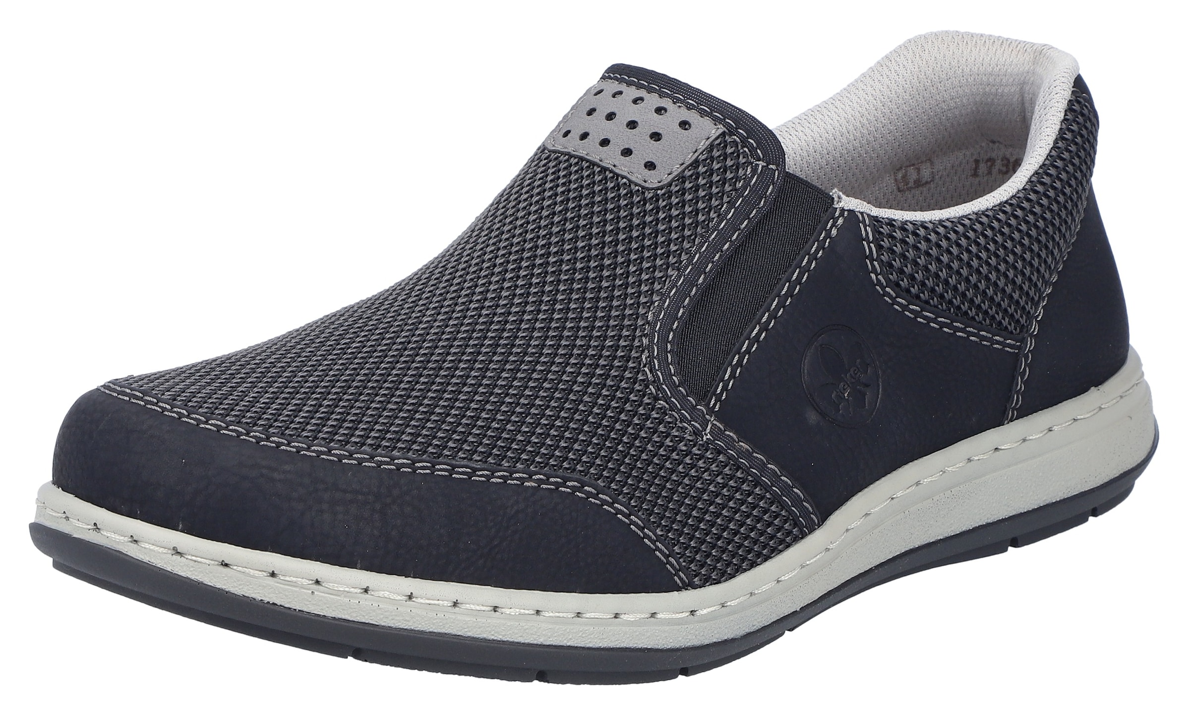 Image of Rieker Slipper, Slip-on Sneaker, Schlupfschuh, Halbschuh, Freizeitschuh mit Stretch