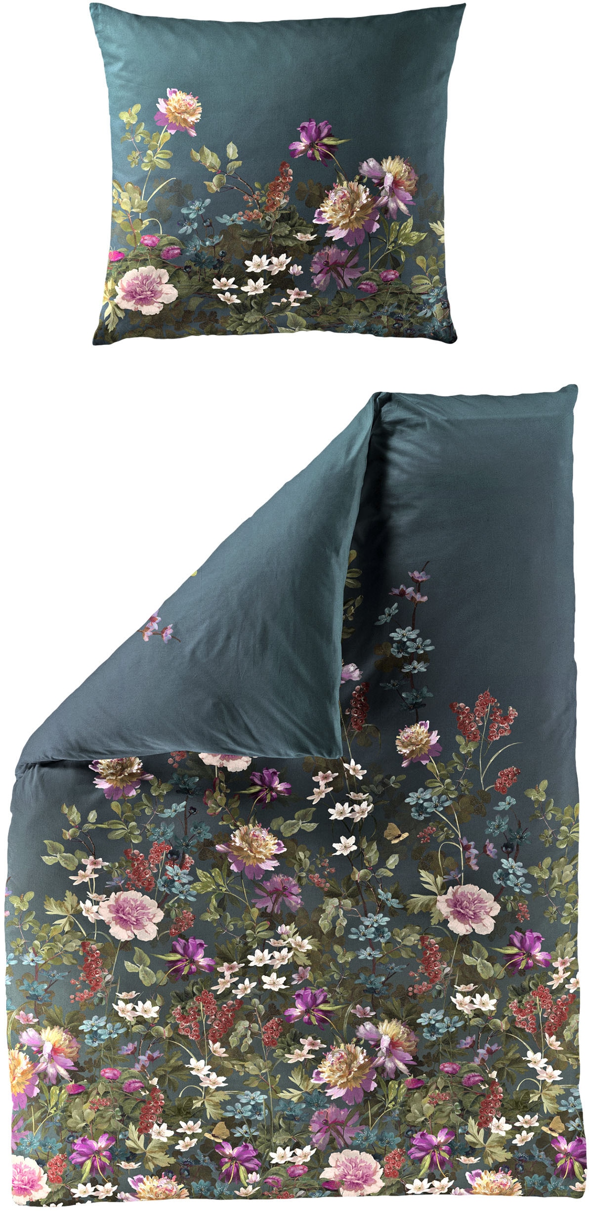 Image of BIERBAUM Bettwäsche "5323" 2 Stk. Mako-Satin, 100 % Baumwolle, pflegeleicht