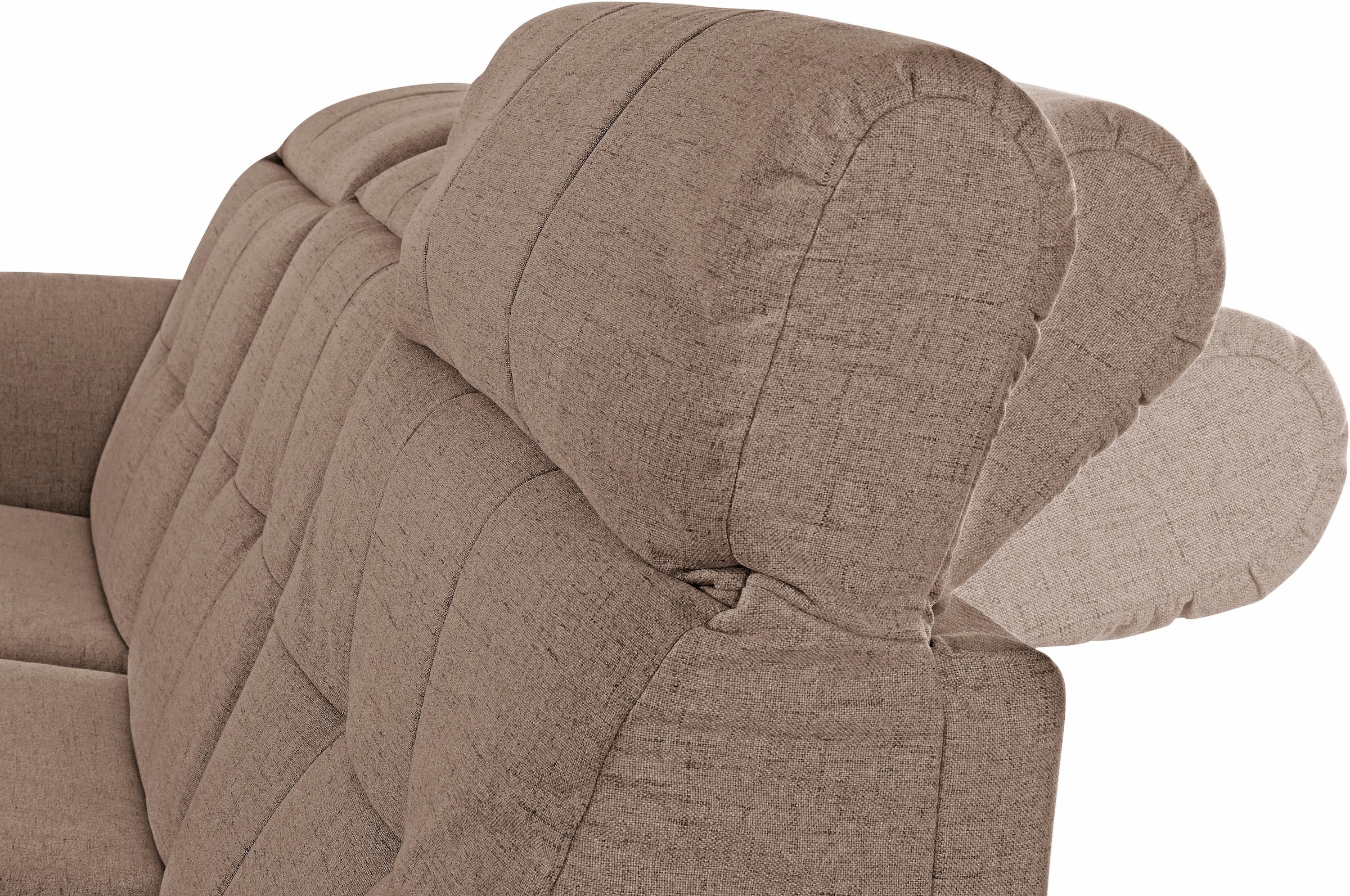 Home affaire Ecksofa »Manhattan L-Form« 2 Sitze mit elektrischer Relaxfunktion, verstellbare Armlehnen