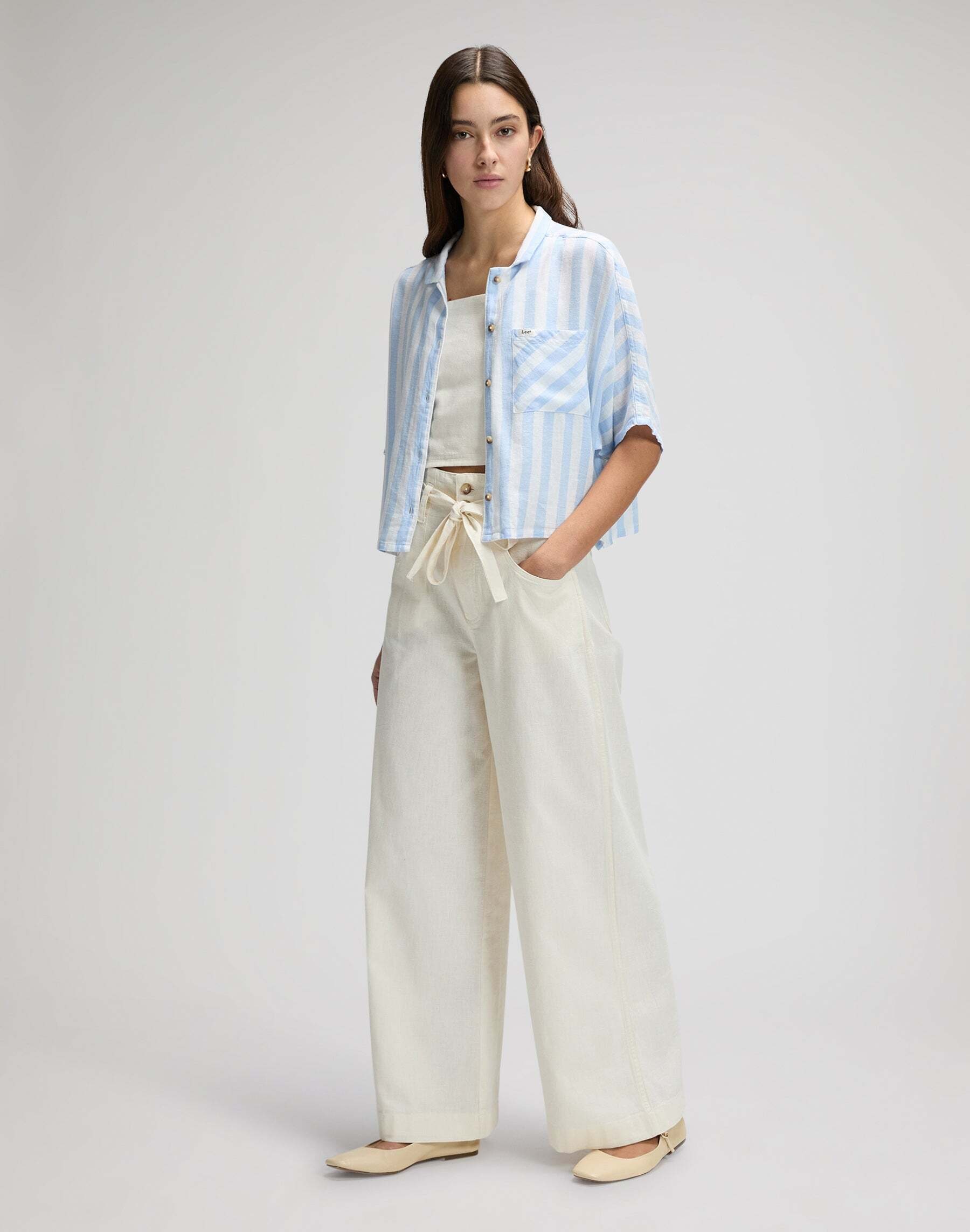 Lee® Langarmbluse »Lee Leinenhemd Resort«