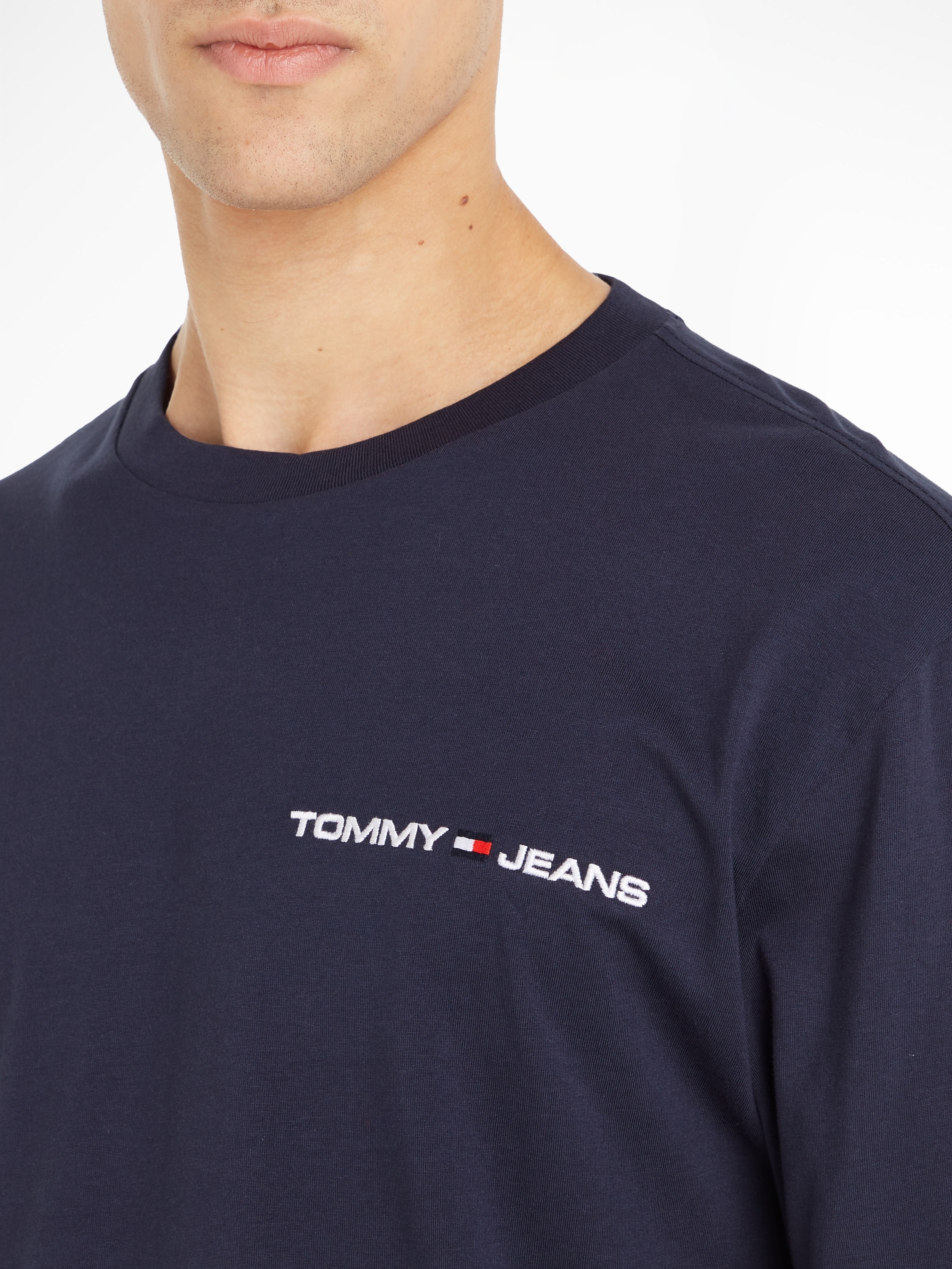 Tommy Jeans Langarmshirt »TJM CLSC LINEAR CHEST L/S TEE«